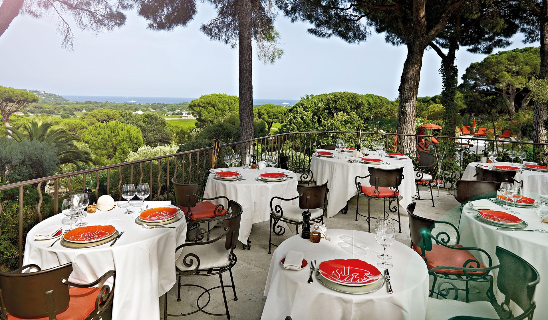 Villa Marie Saint-Tropez - Restaurant Dolce Vita © Villa Marie Saint-Tropez