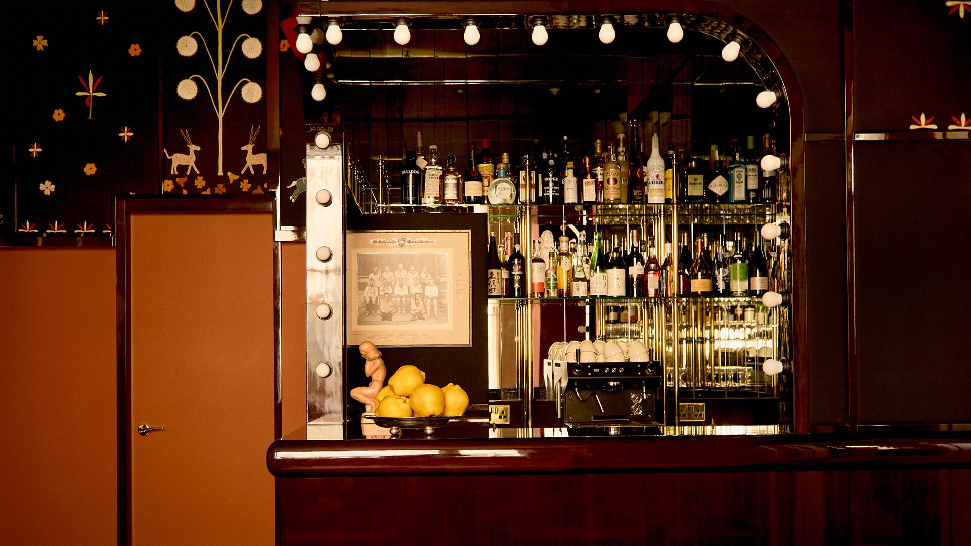 Le bar à cocktails de l’hôtel © Grand Hotel Bellevue