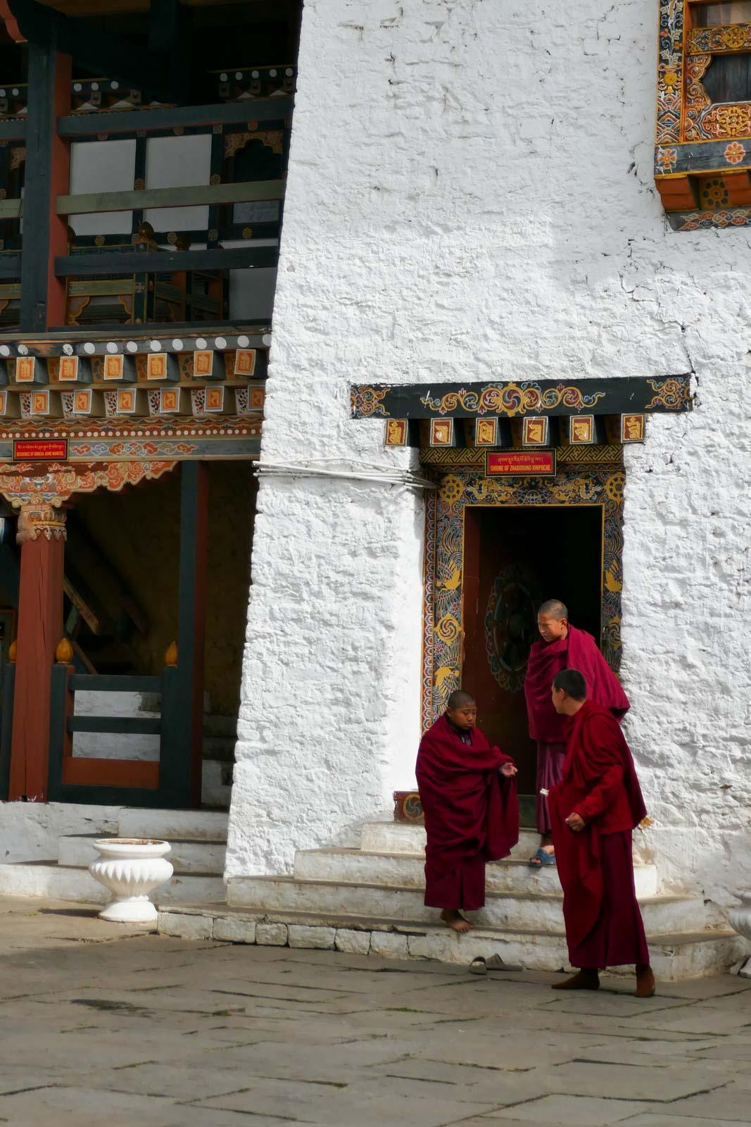 À l’école monastique Dechen Phodrang © PG|Yonder.fr