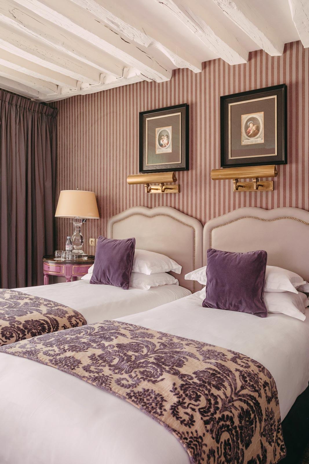 Une chambre de l’hôtel © Maison Favart