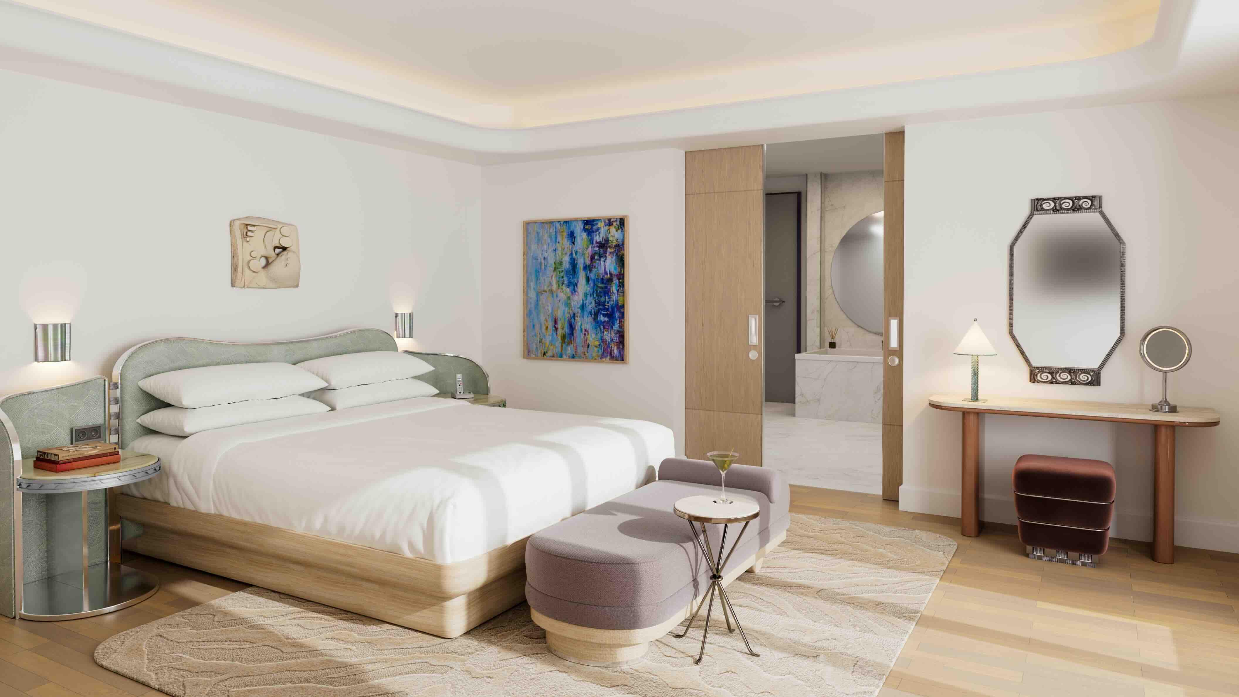 Loger les invités dans des suites avec des vues exceptionnelles © Palais de la Méditerranée
