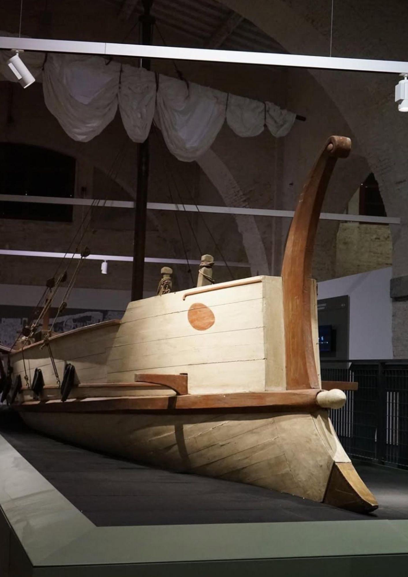 Le musée des bateaux antiques de Pise © DR