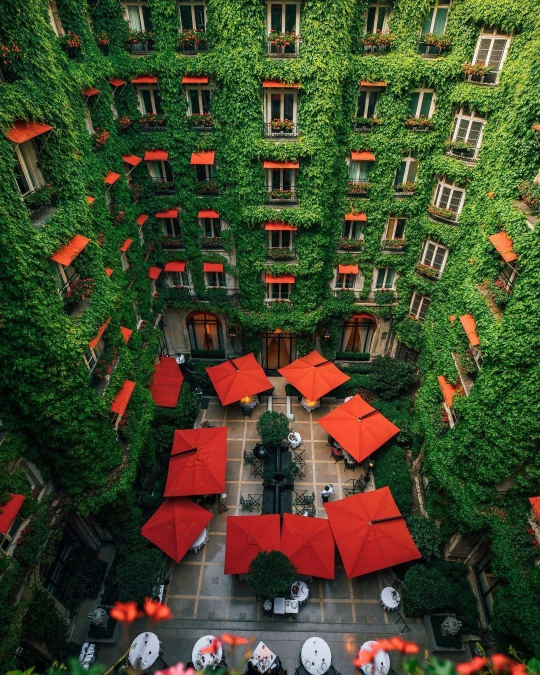 À Paris, l’hôtel Plaza Athénée © lumadeline