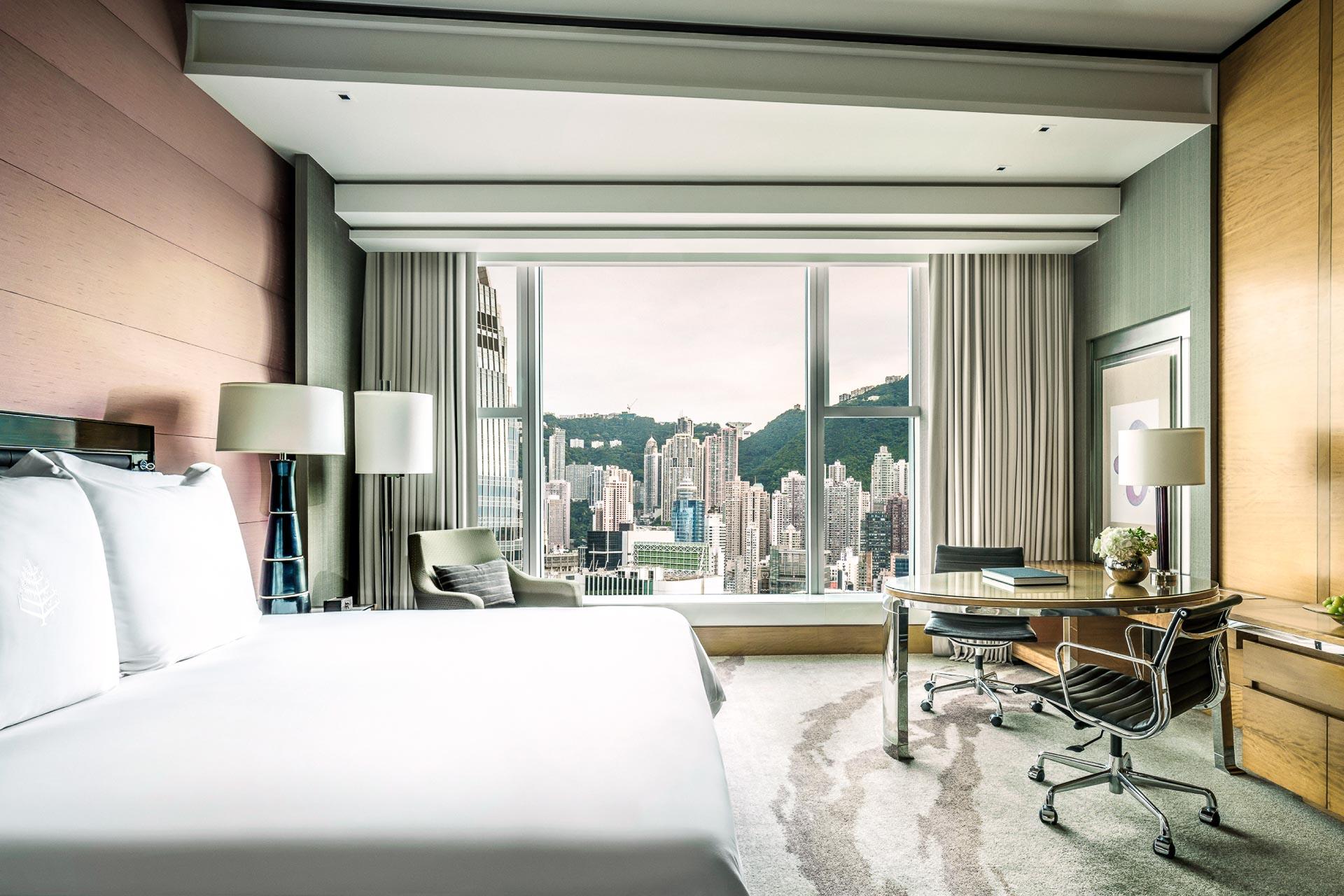 Four Seasons Hong Kong – Chambre côté Victoria Peak © Four Seasons