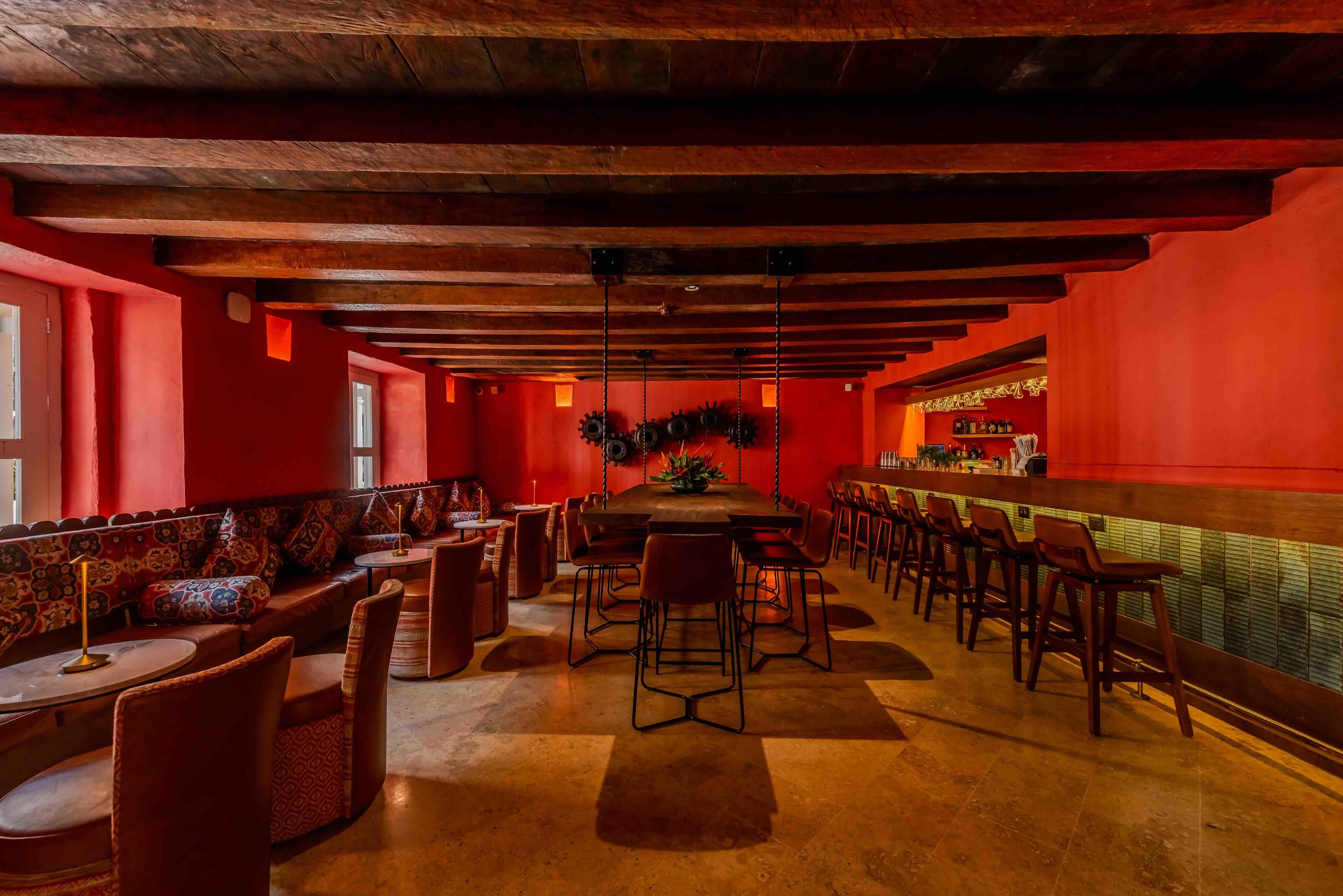 Le bar AniMare du Relais & Châteaux Hôtel Casa Pestagua © DR