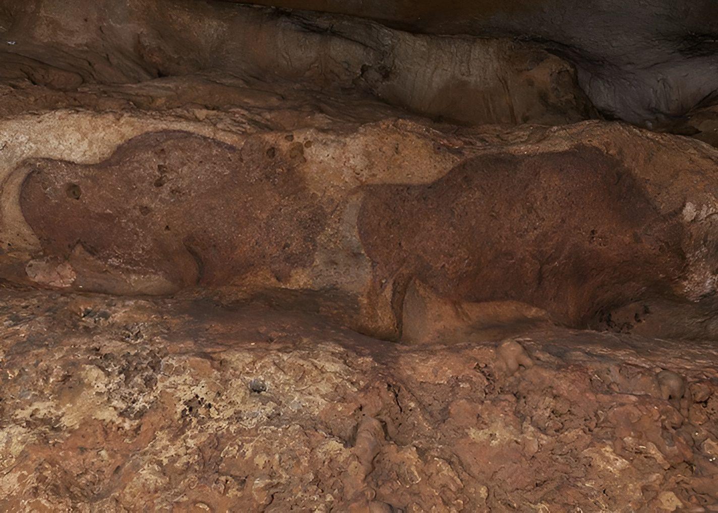 Art pariétal dans la vallée de la Vézère en Dordogne © Ministère de la Culture Centre des monuments nationaux