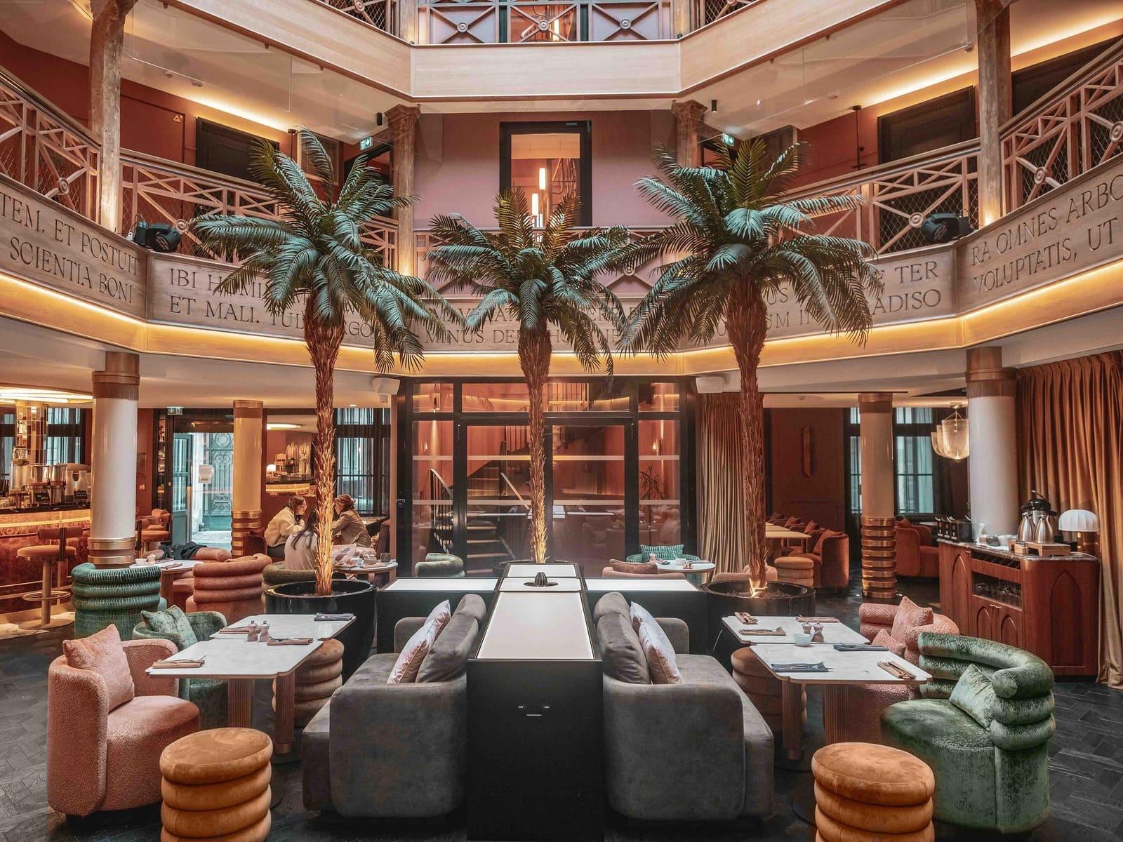 Le lobby de l’hôtel Le Boudoir des Muses © Le Boudoir des Muses