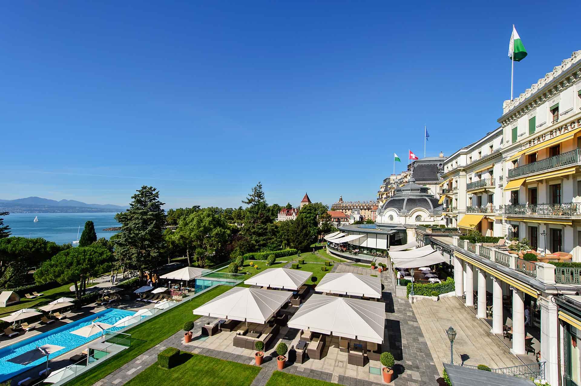 Beau Rivage Palace - extérieur © Reto Guntli 