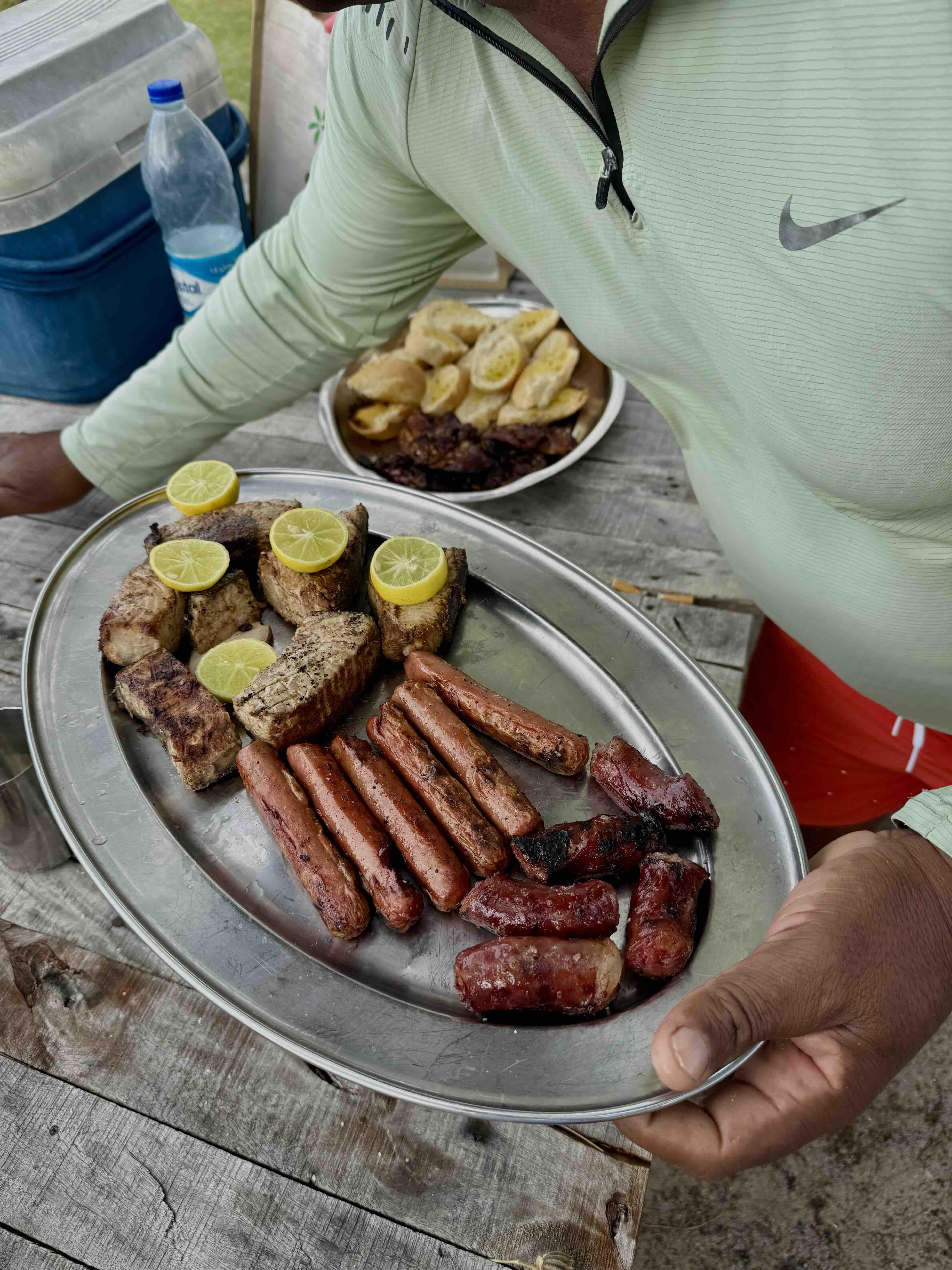 Barbecue sur l’Ile aux Chats organisé par Gonzague Agathe © DR