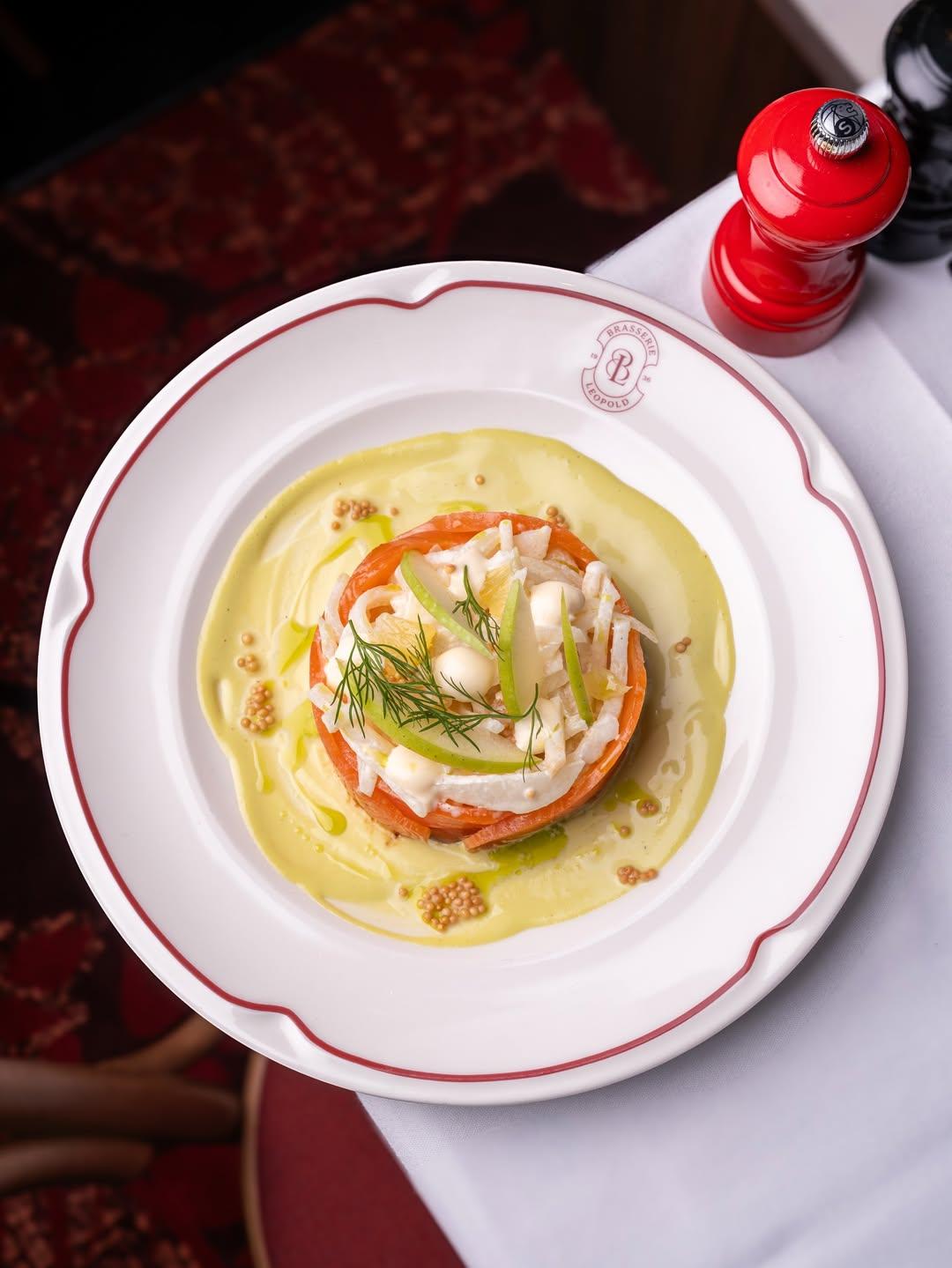 Un plat à la carte © Brasserie Léopold 