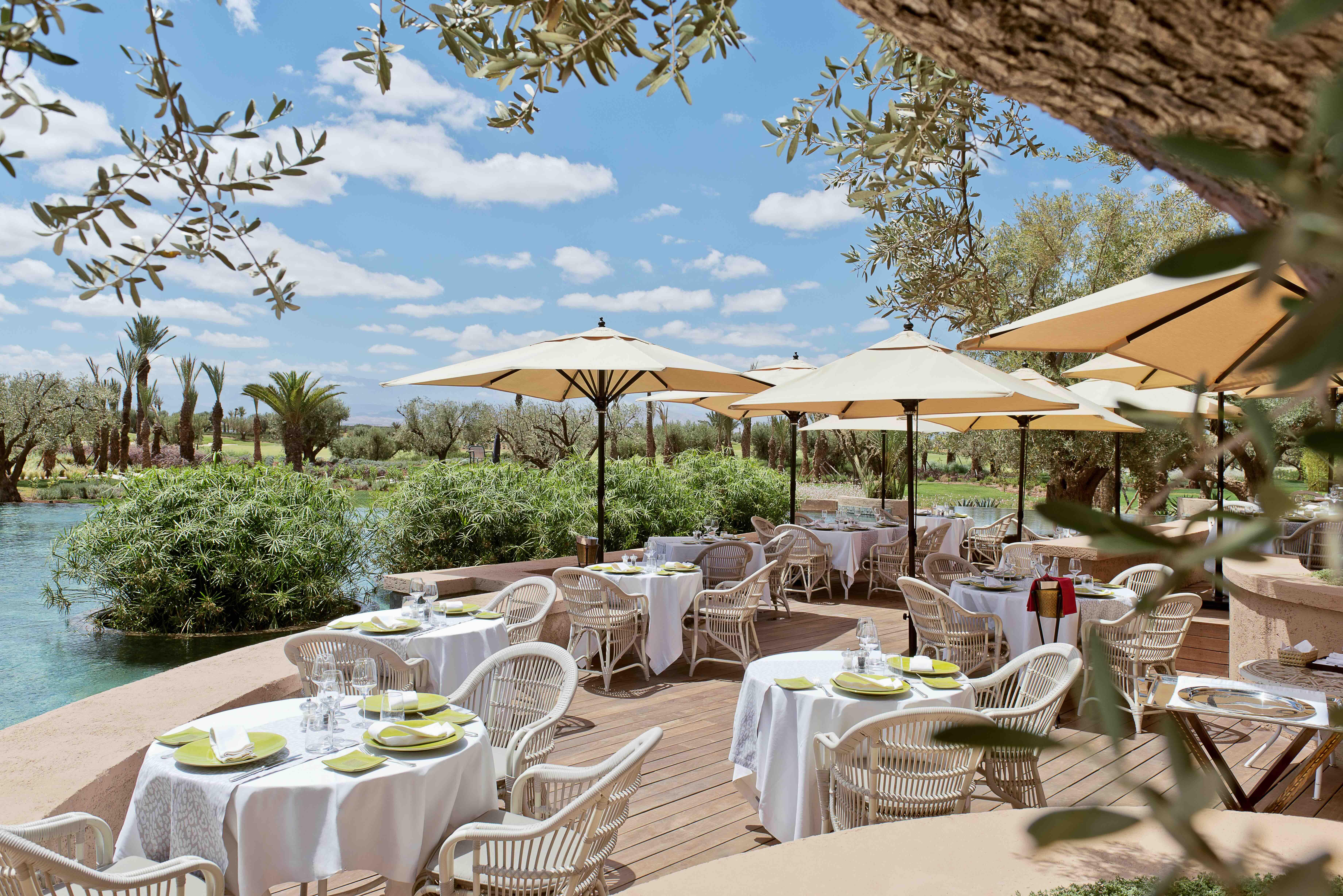Le restaurant à Marrakech L’Olivier © Fairmont Royal Palm Marrakech