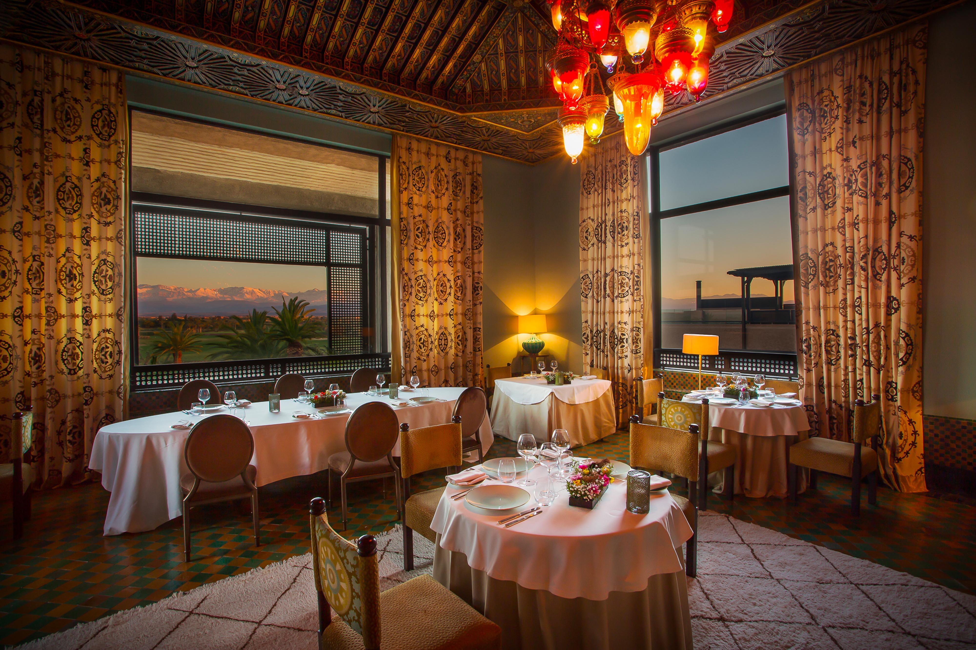 Le restaurant à Marrakech Al Aïn © Fairmont Royal Palm Marrakech