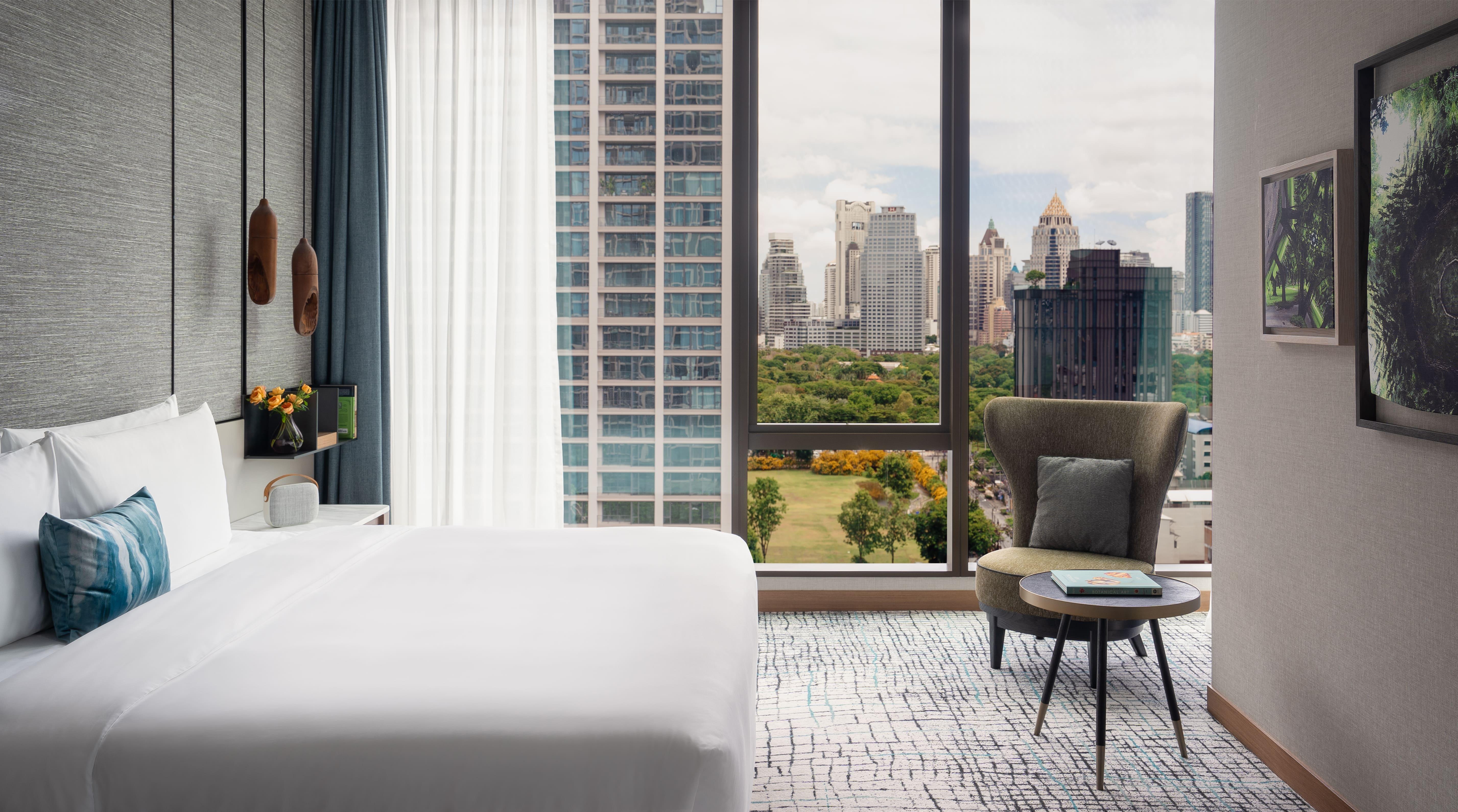 Une chambre de l’hôtel à Bangkok © Kimpton