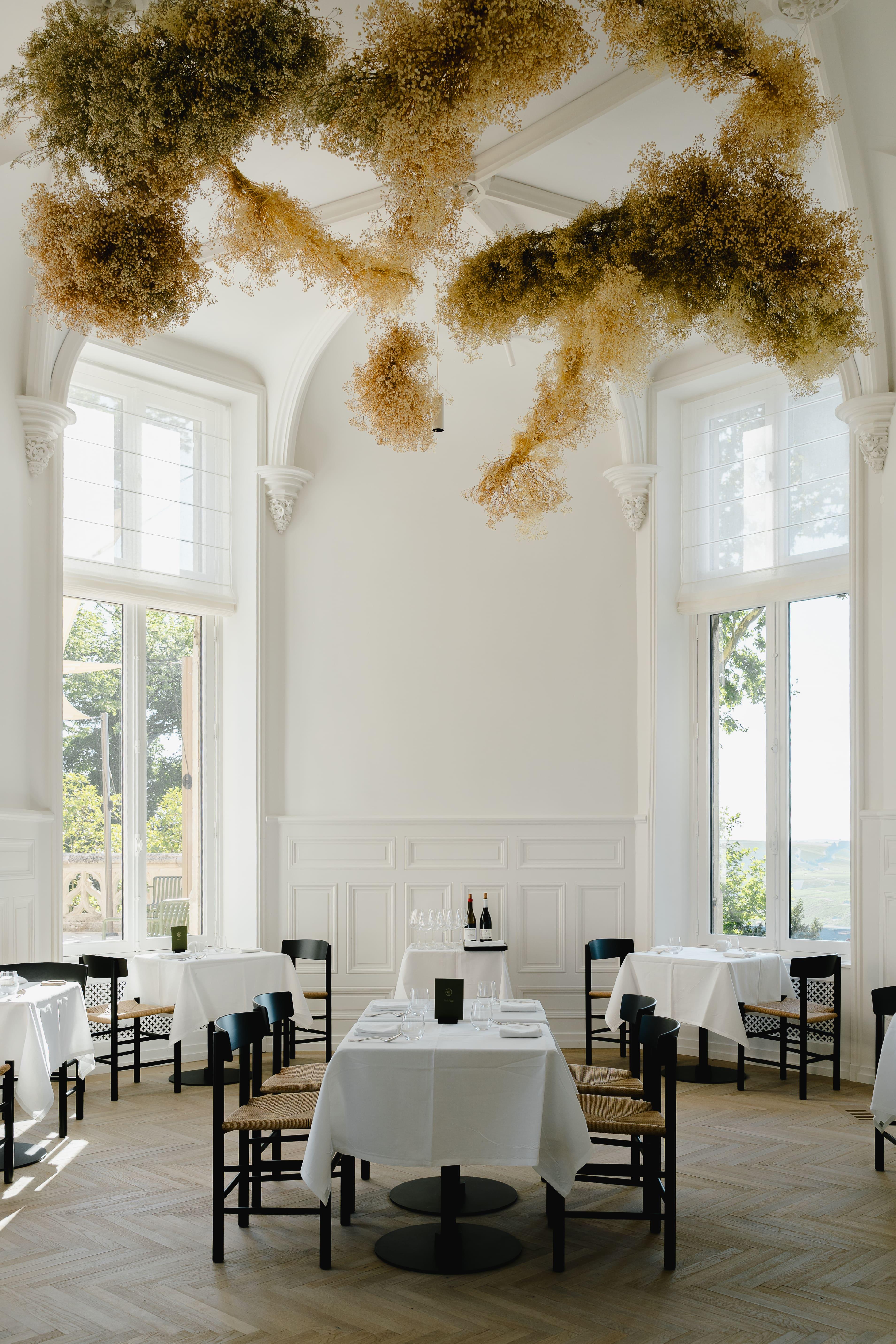 La table éphémère © Les Hauts de Serre