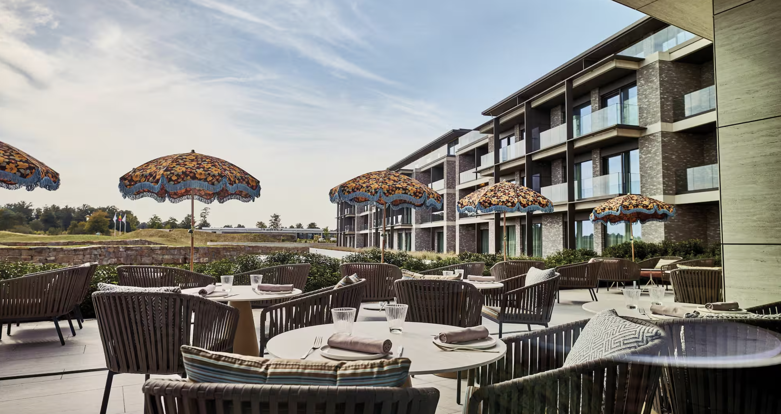 Terrasse de l’hôtele © Radisson Collection The National Hotel Brussels