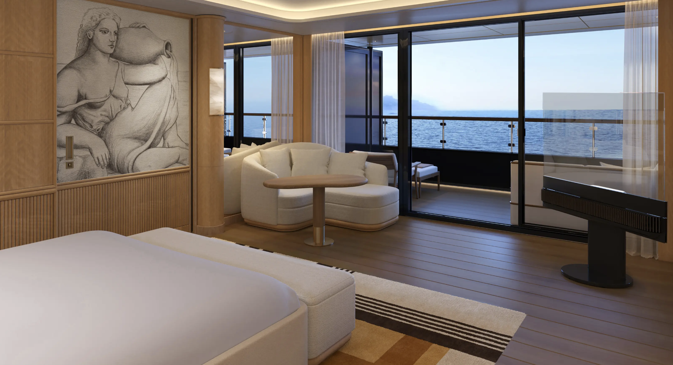 Une suite du Four Seasons I © Four Seasons Yachts
