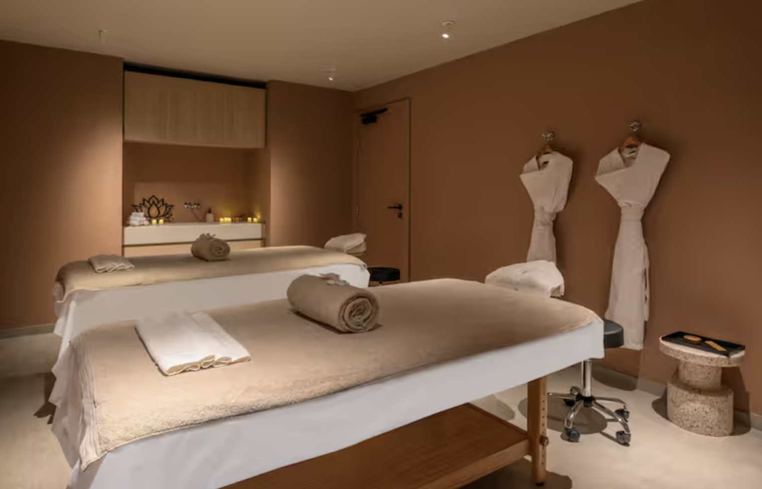 Une cabine de soin du spa © Canopy by Hilton Cannes
