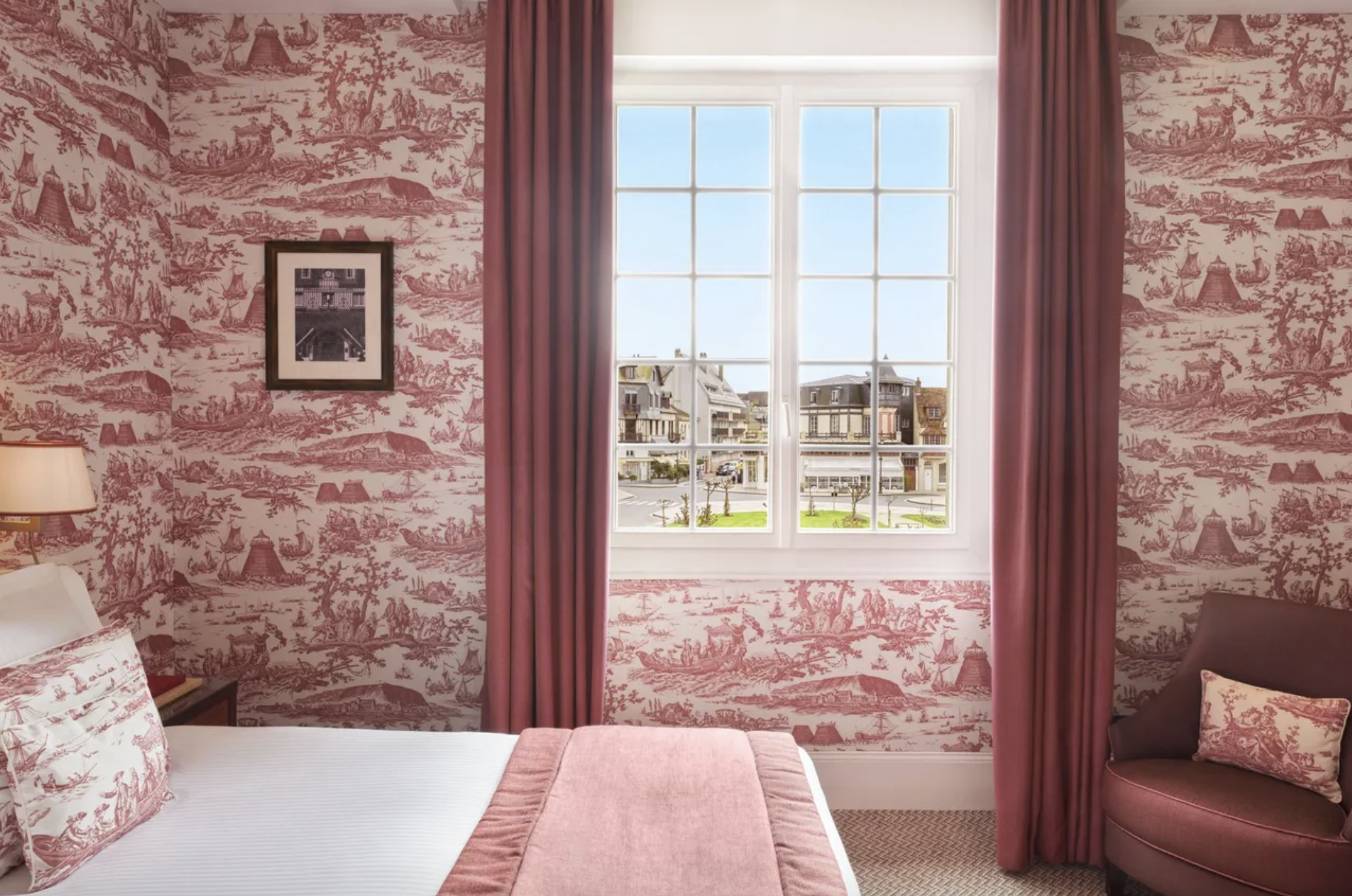 Une chambre de l’hôtel © Le Normandy Barrière