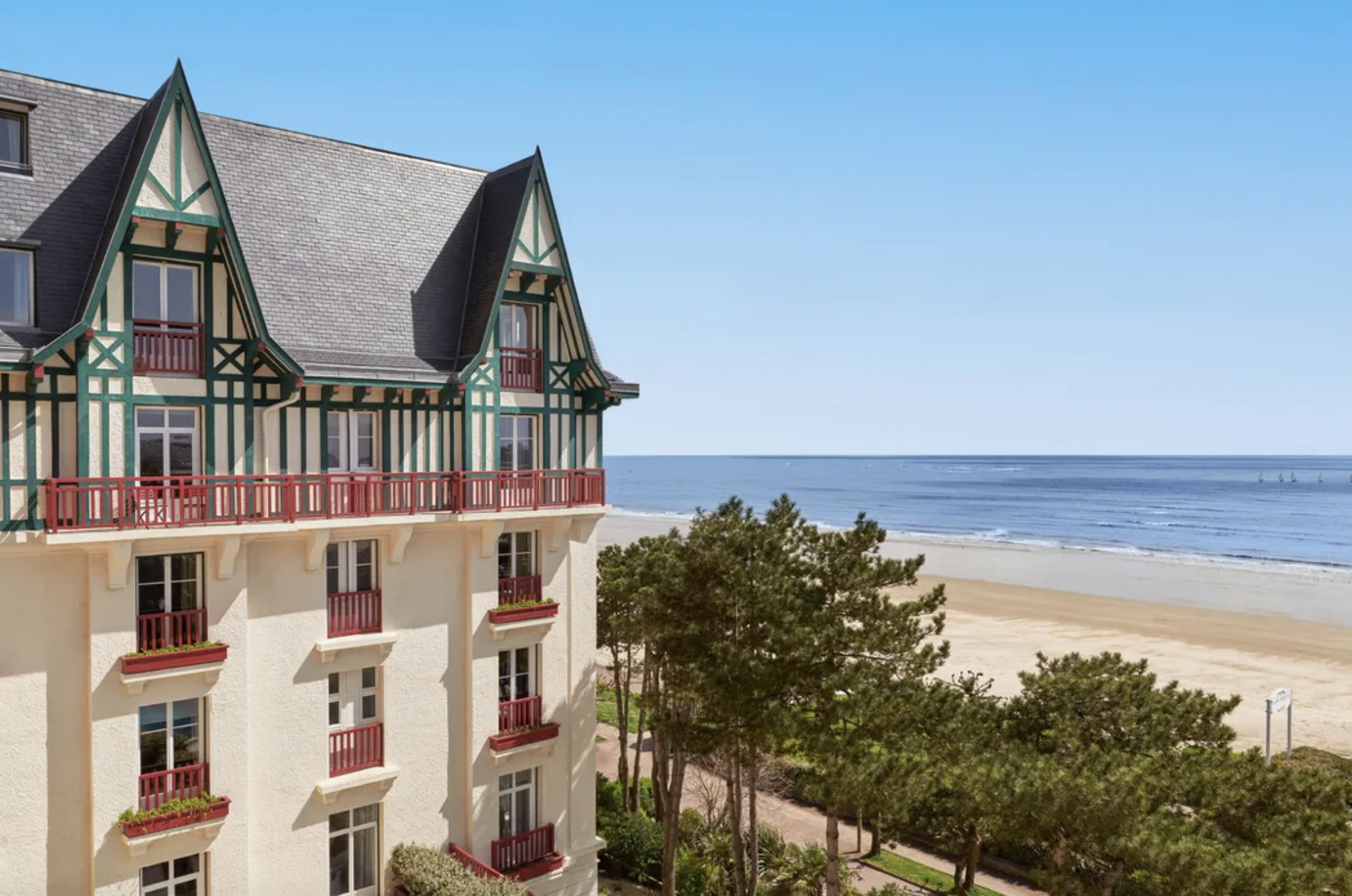 La vue sur la mer depuis l’hôtel © L’Hermitage La Baule Barrière