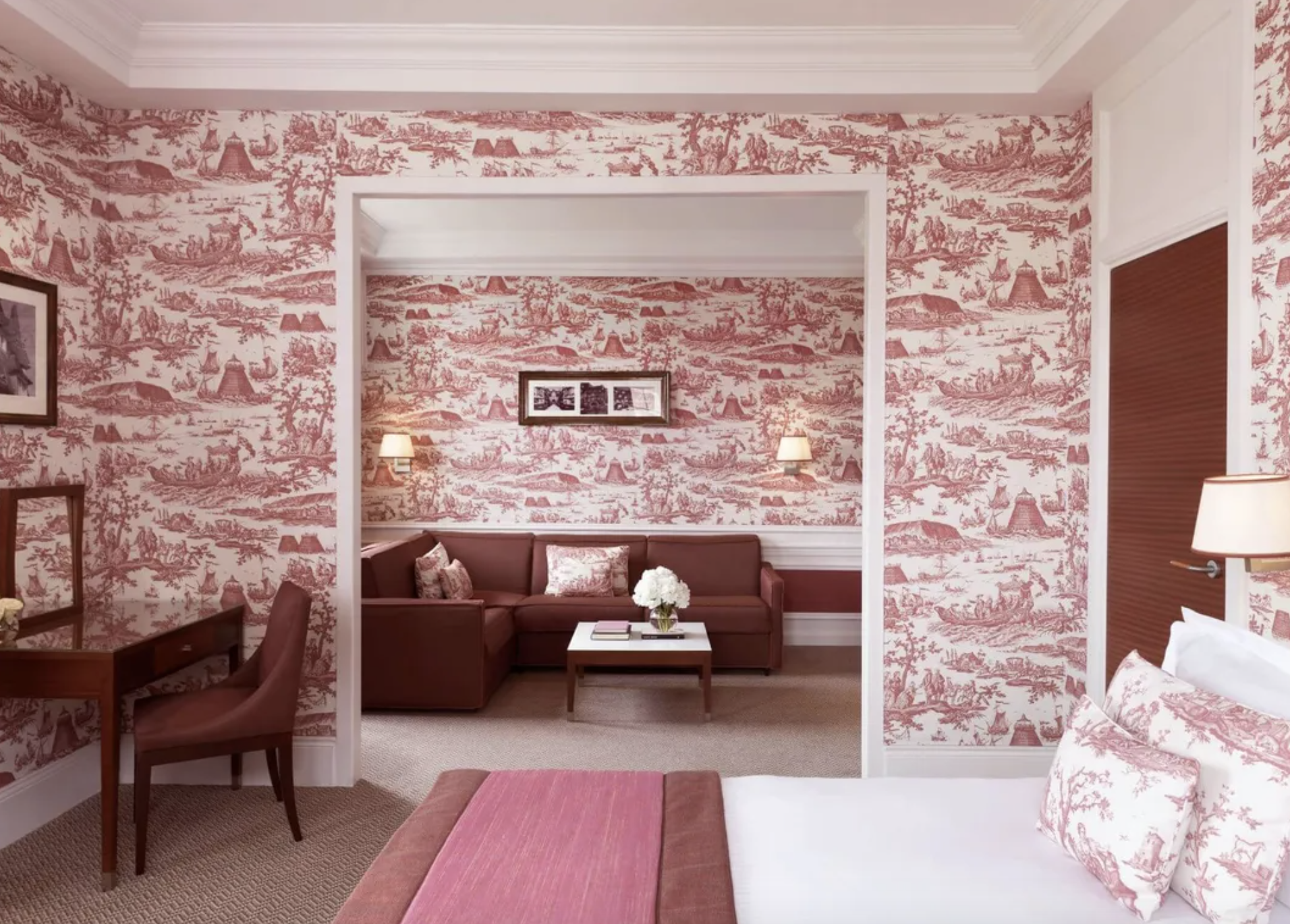 Une chambre de l’hôtel © Le Normandy Barrière