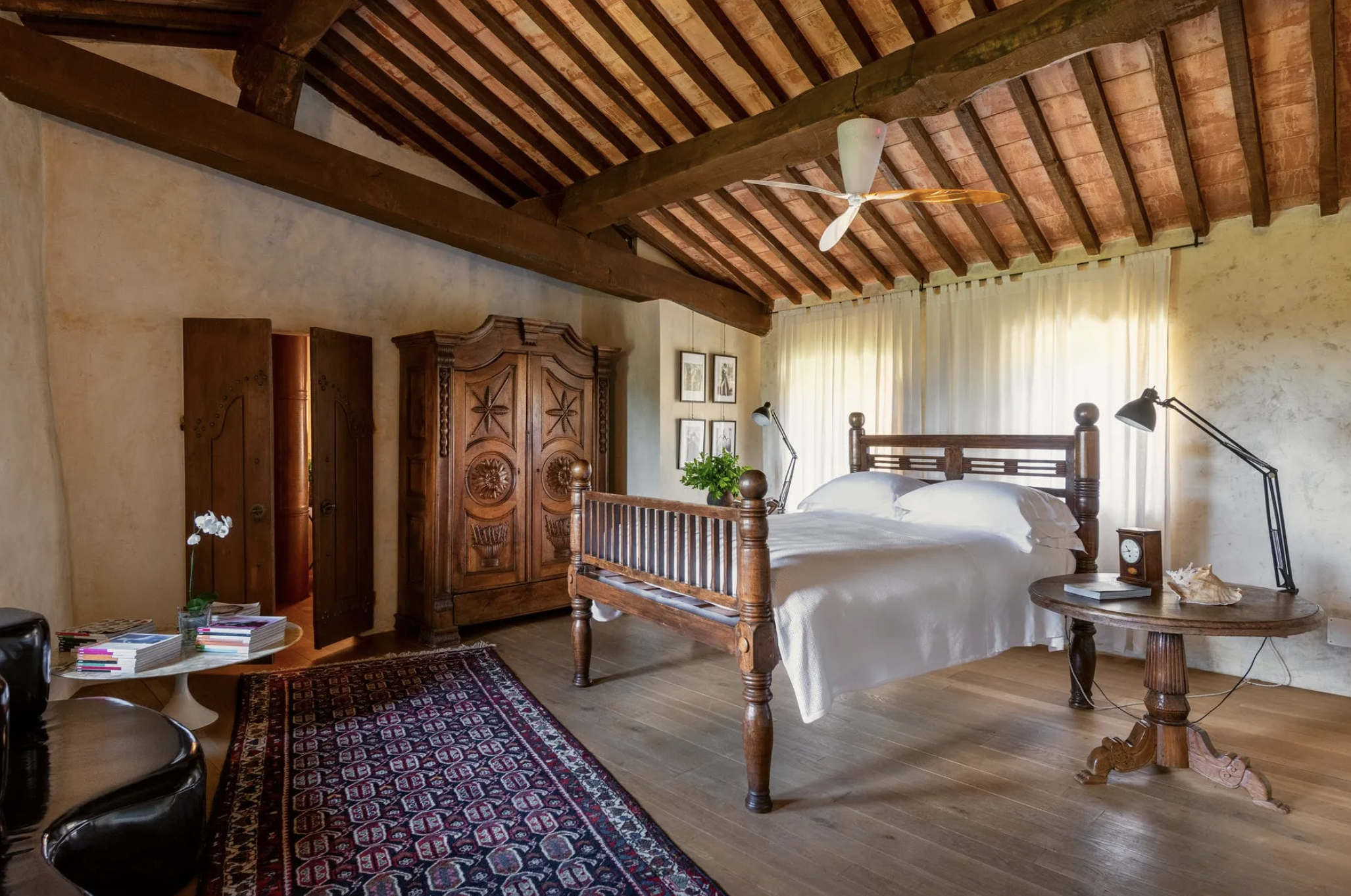 Une chambre de l’hôtel © Castello di Vicarello