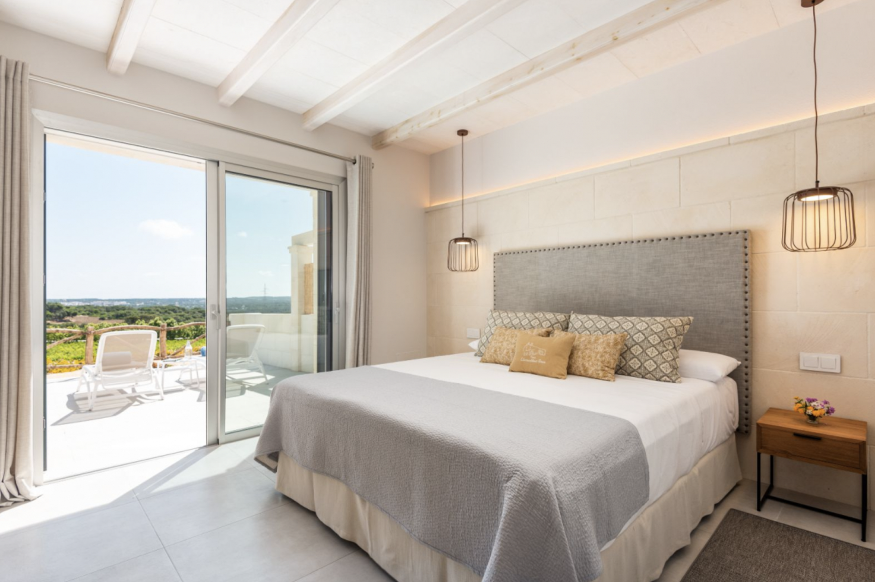 Une chambre de l’agroturismo © Llucasaldent Gran