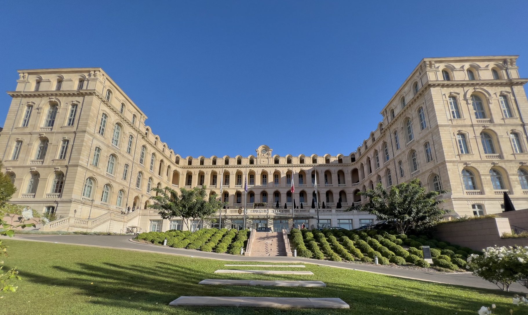 La façade de l’hôtel spa InterContinental à Marseille © InterContinental Marseille