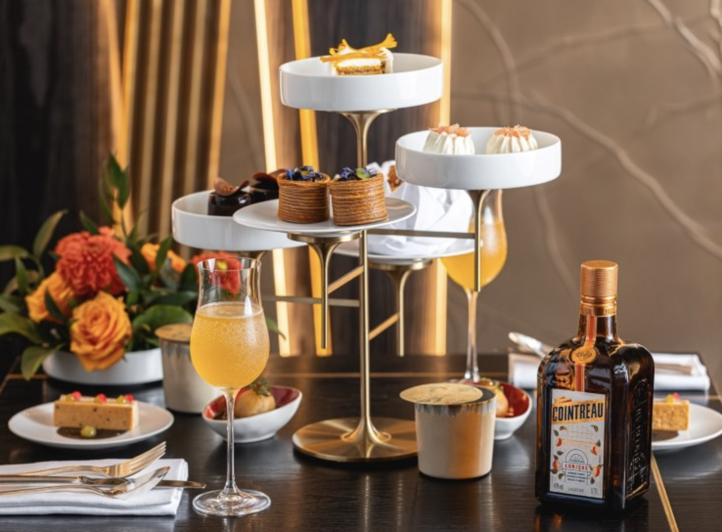 Le tea time du Prince de Galles avec Cointreau © Le Prince de Galles