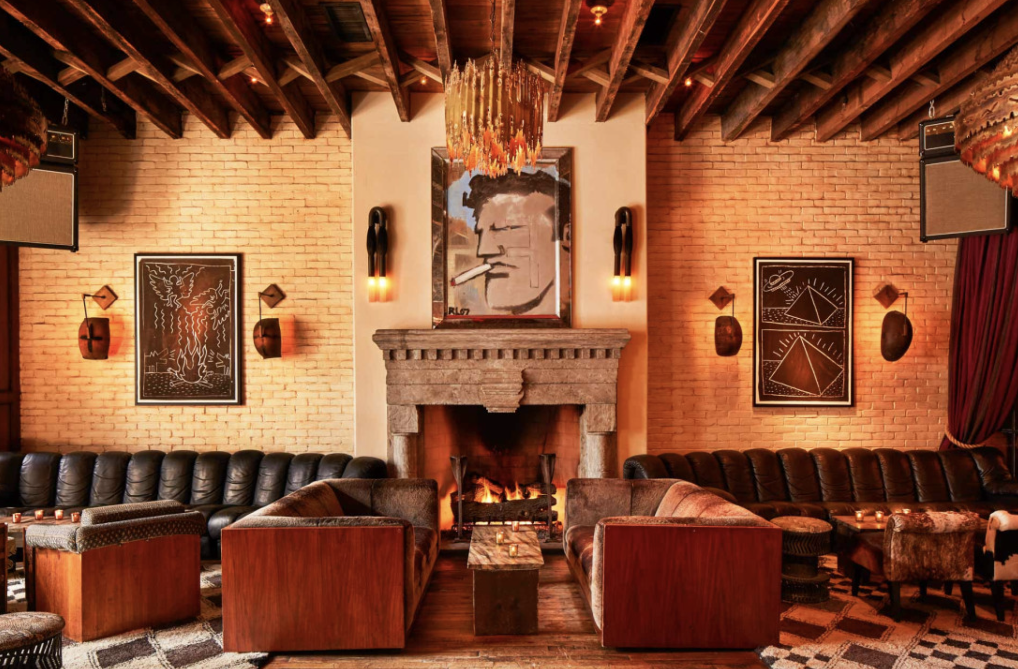 Le salon de l’hôtel © The Ludlow