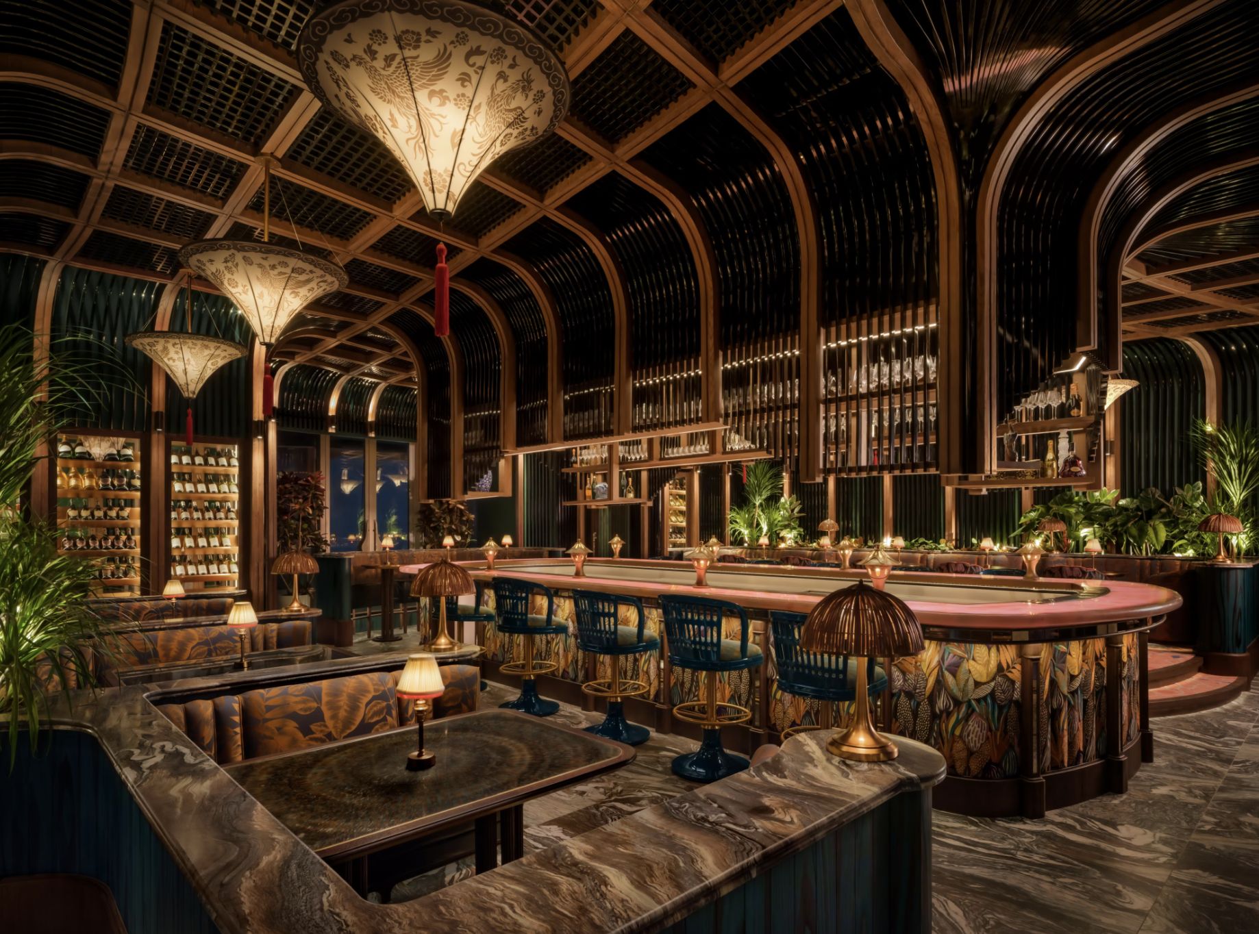 East 14, la table asiatique de l’hôtel © Ciel Dubaï Marina