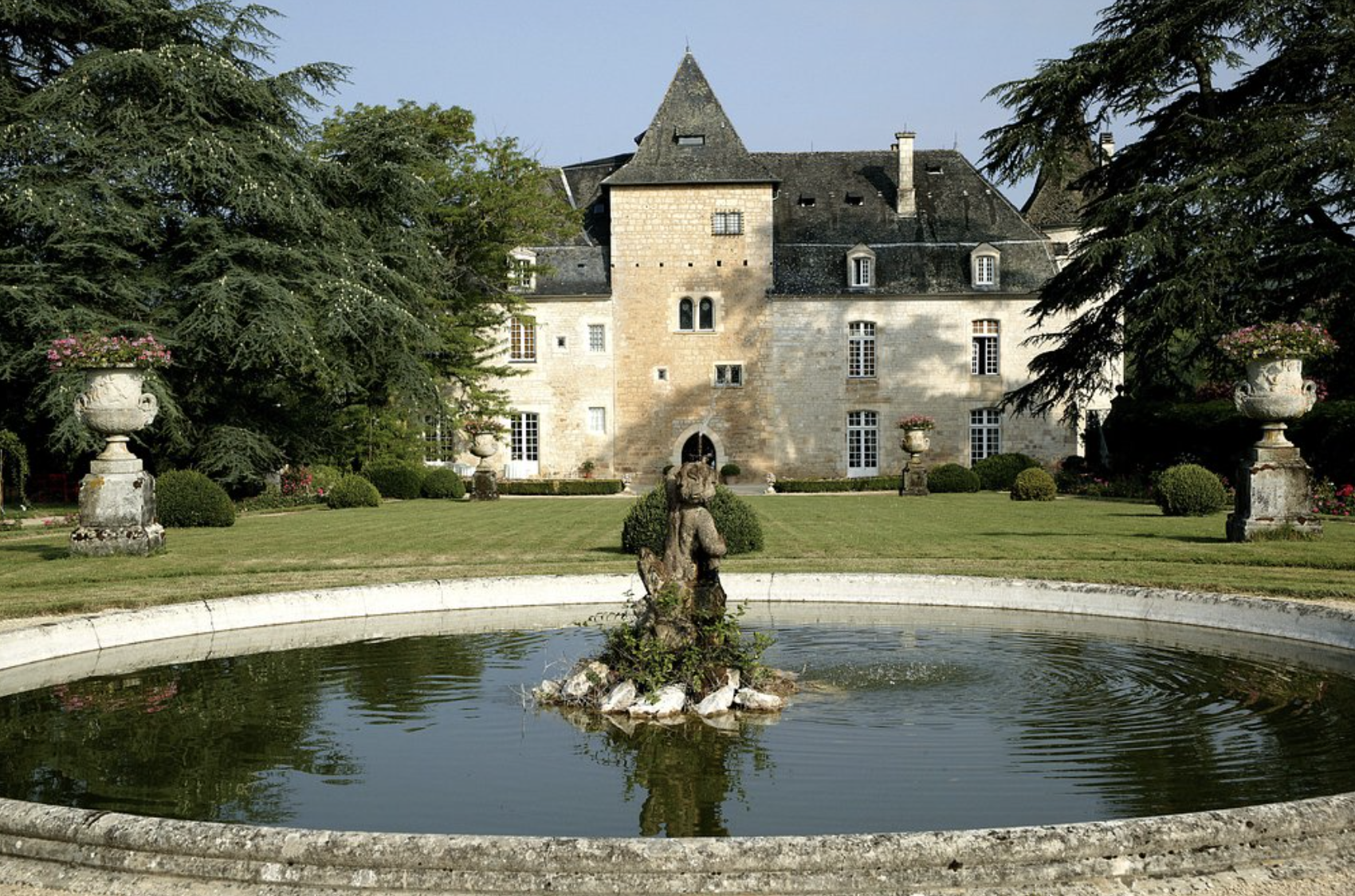 La façade du château © Château de la Treyne