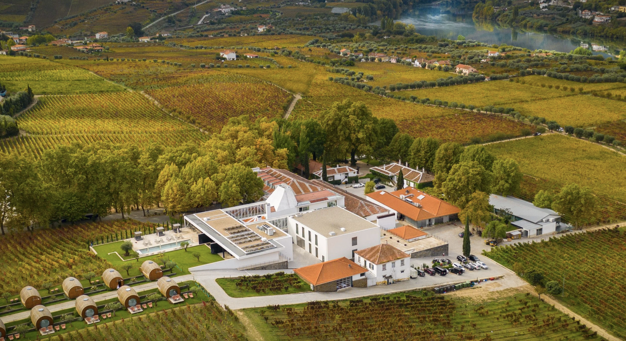 Une des plus beaux hôtels au milieu des vignes de la vallée du Douro © The Wine House Hotel Quinta da Pacheca 