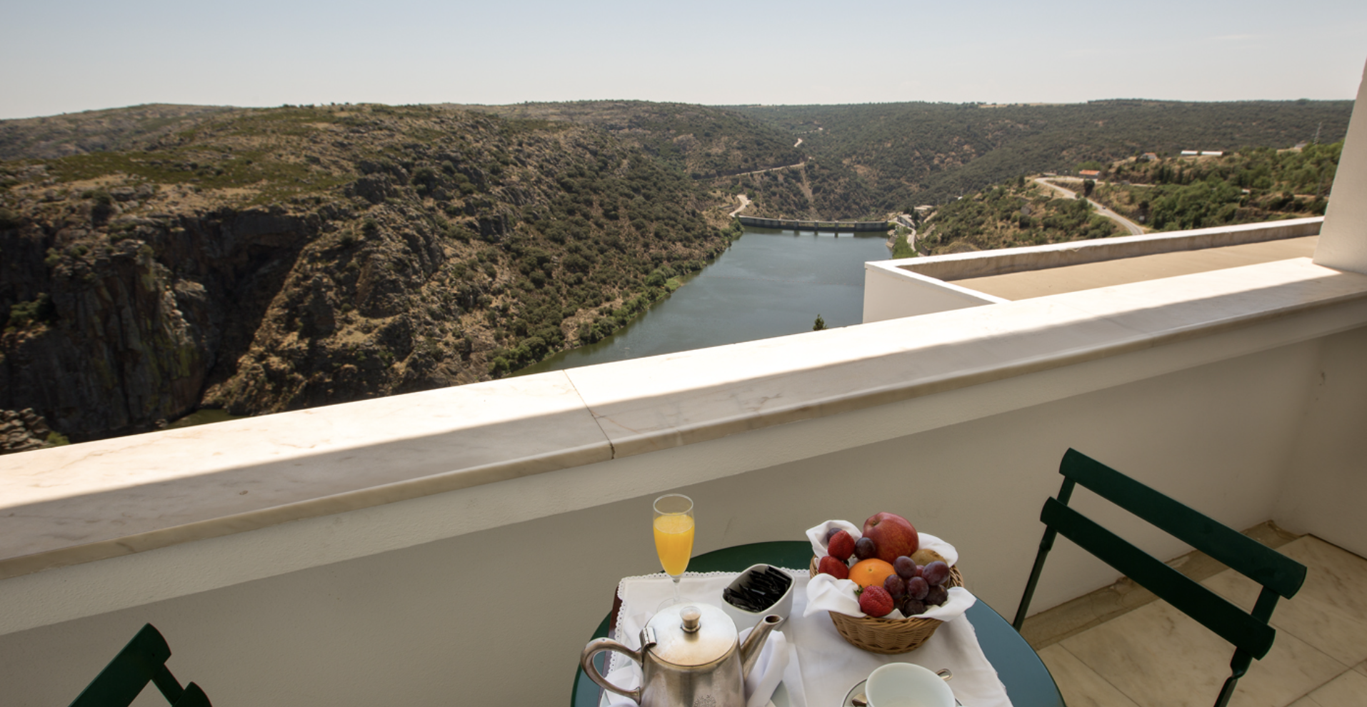 La vue du Douro à la frontière espagnole © Hotel Parador Santa Catarina
