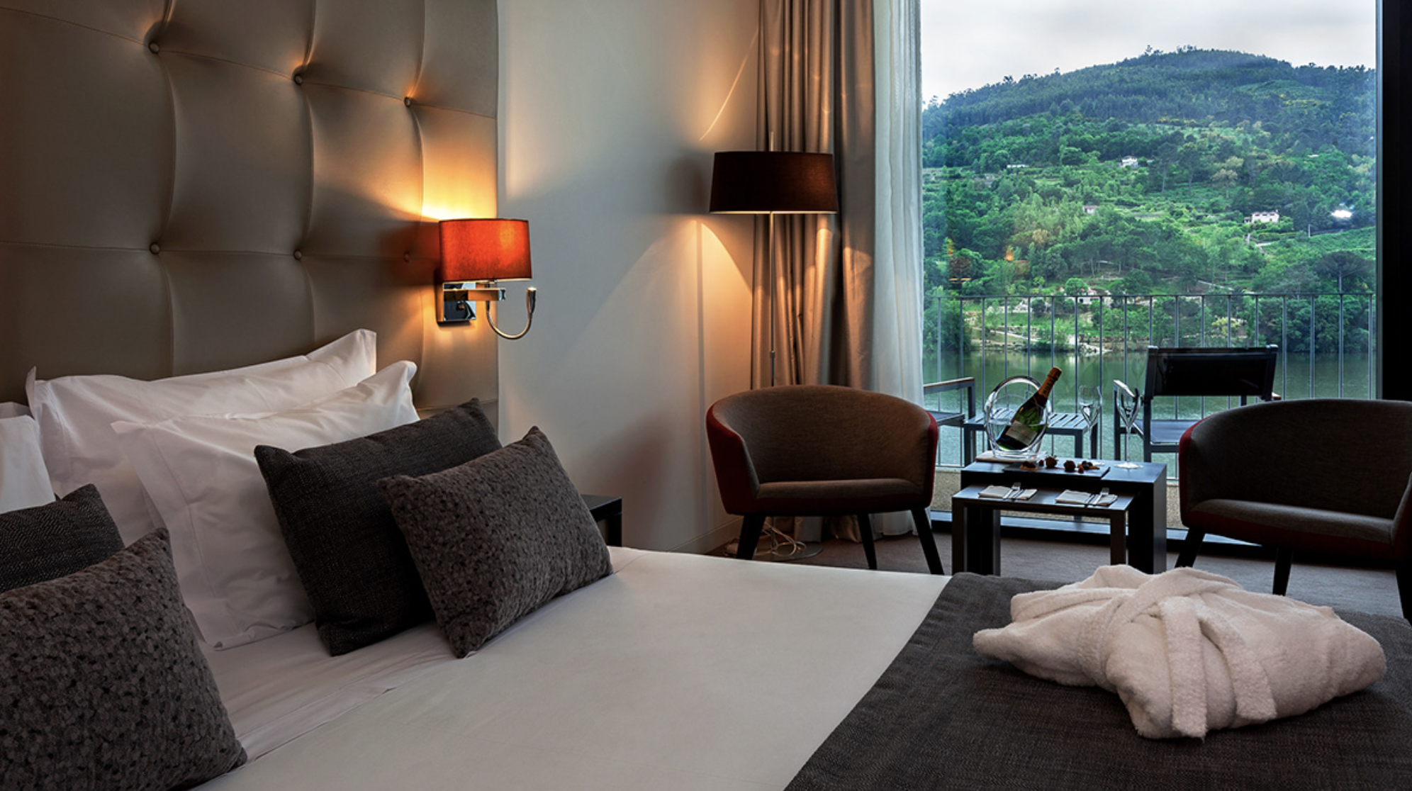 Une des chambres de l’hôtel © Douro Royal Valley