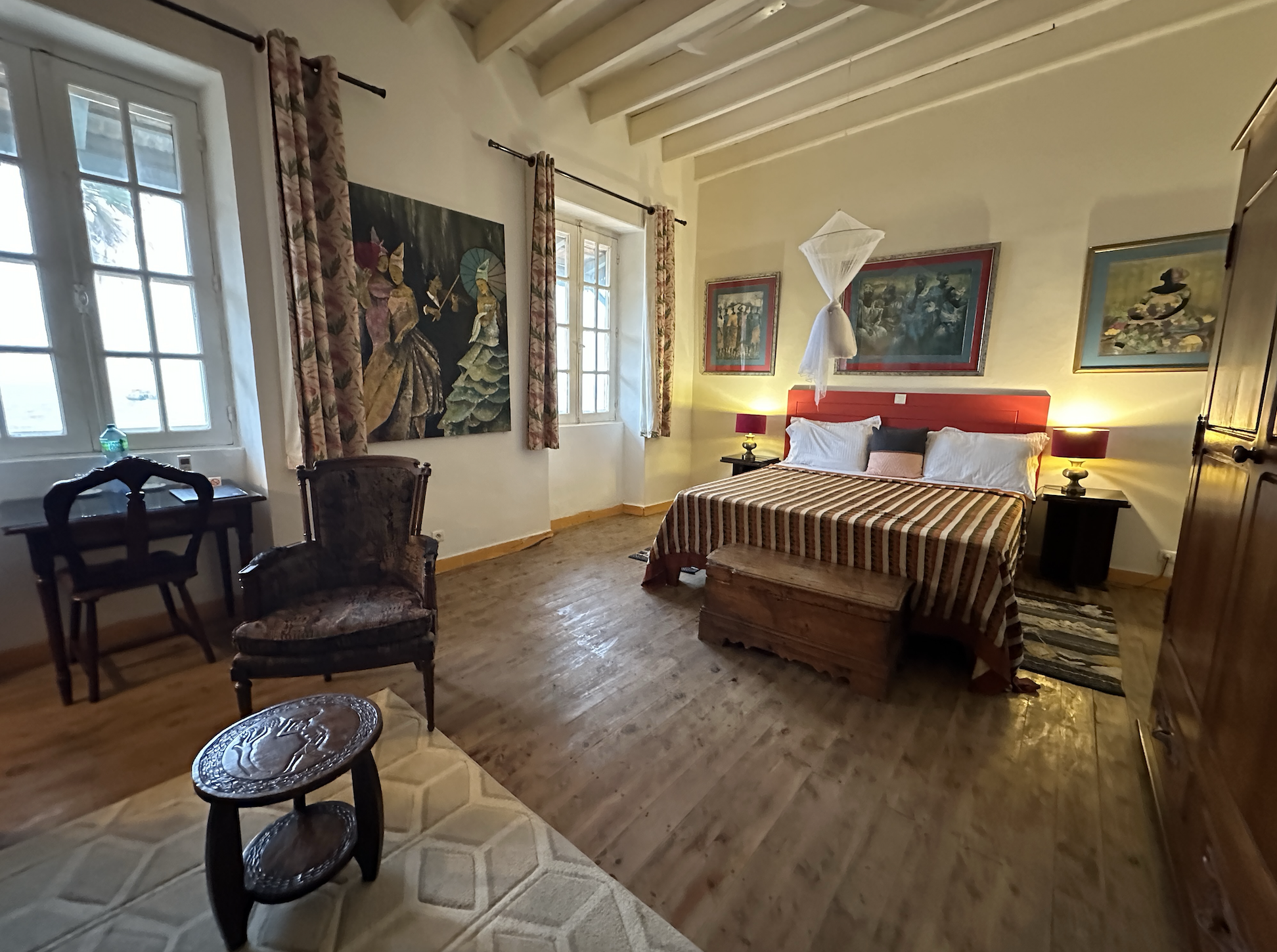 Une chambre de l’hôtel La Principauté © Pascale Missioud