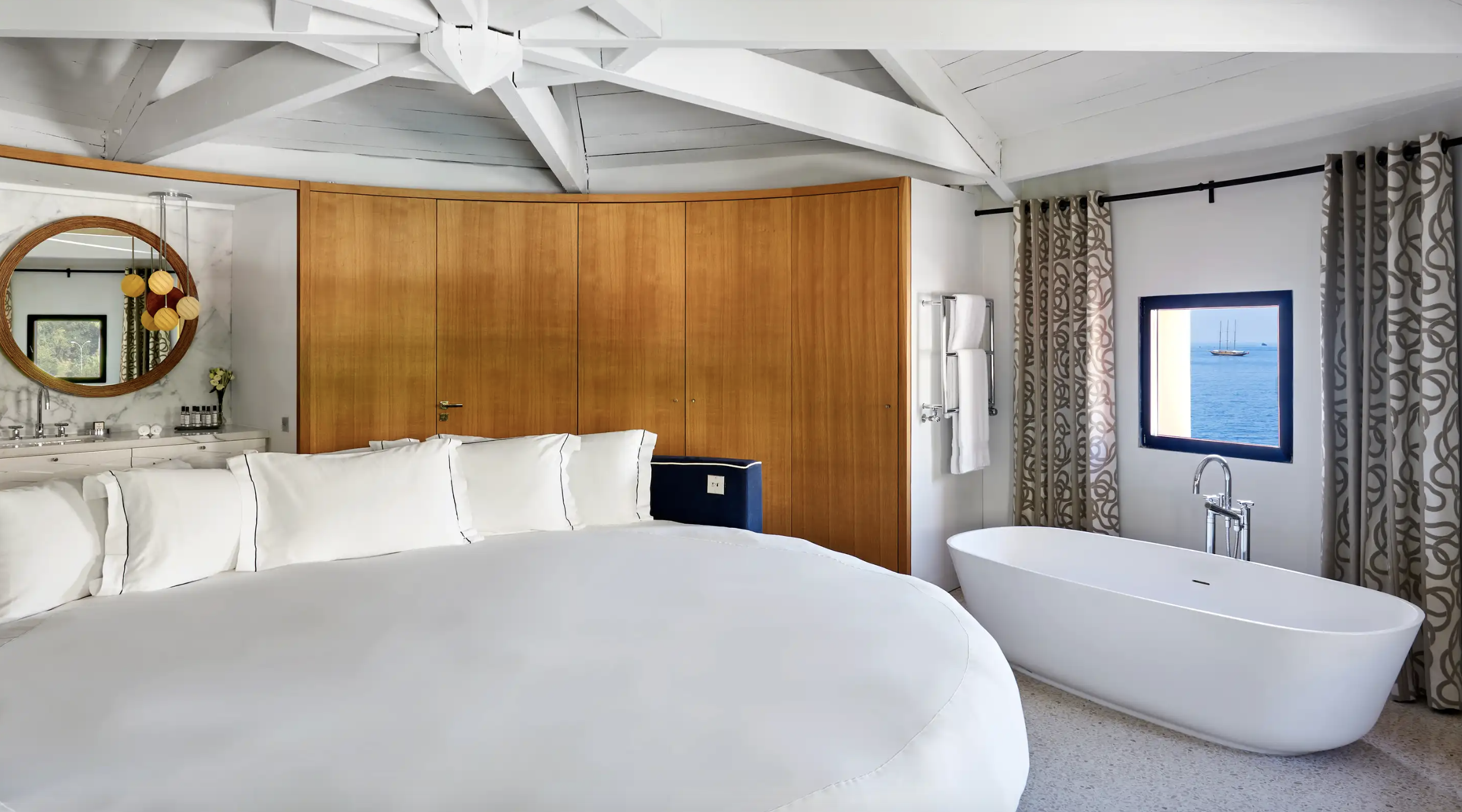 Une des chambres de l’hôtel © Monte-Carlo Beach