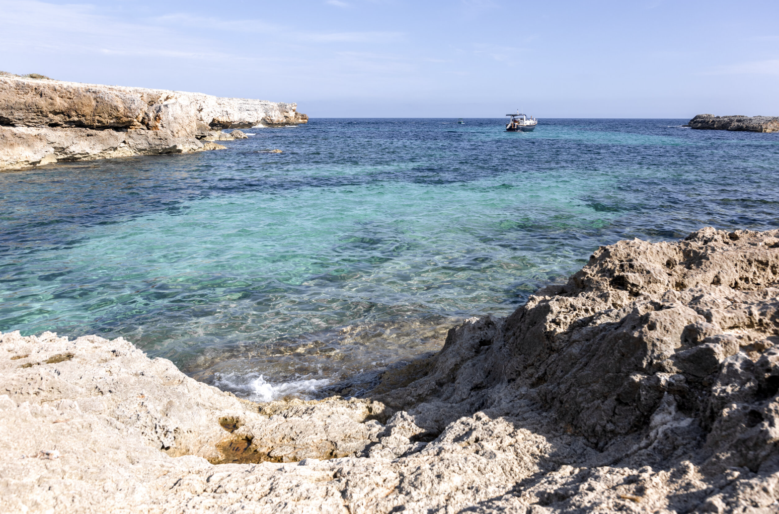 La crique accessible depuis l’hôtel © Son Vell