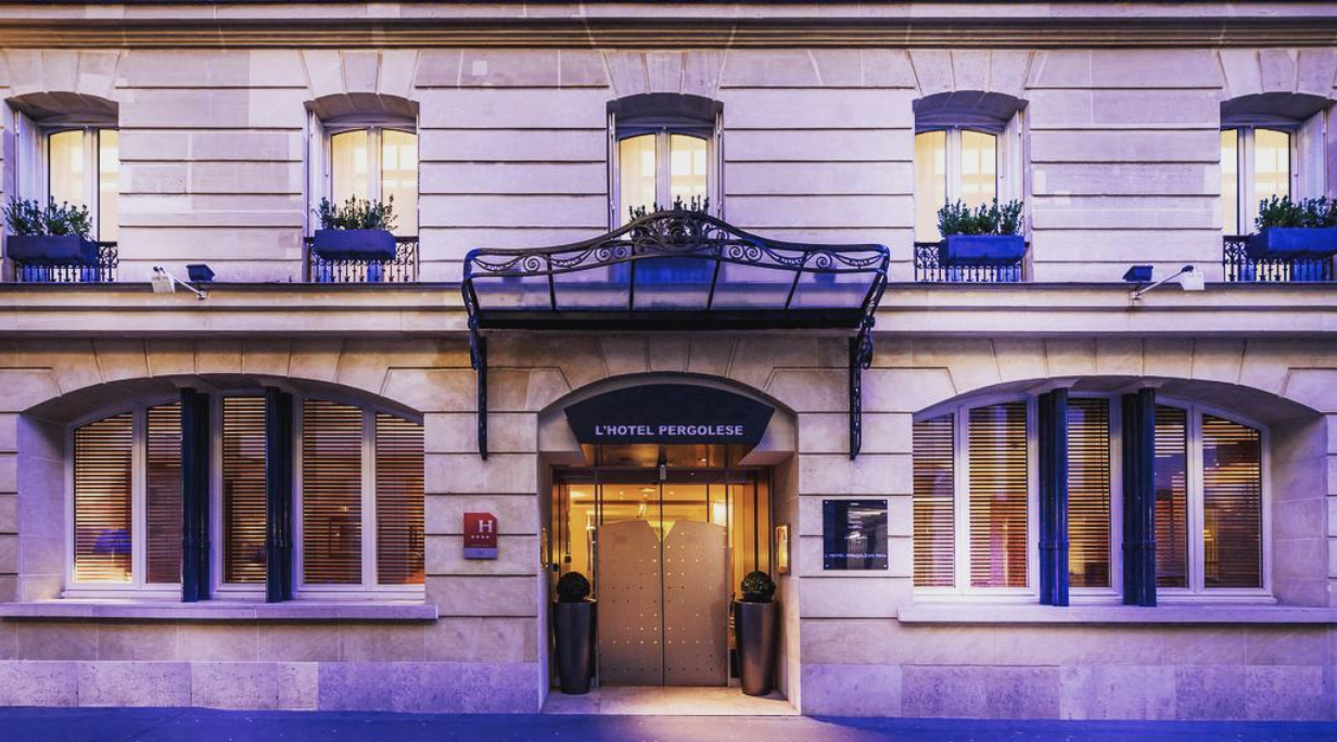 La devanture de l’hôtel © Hôtel Pergolèse