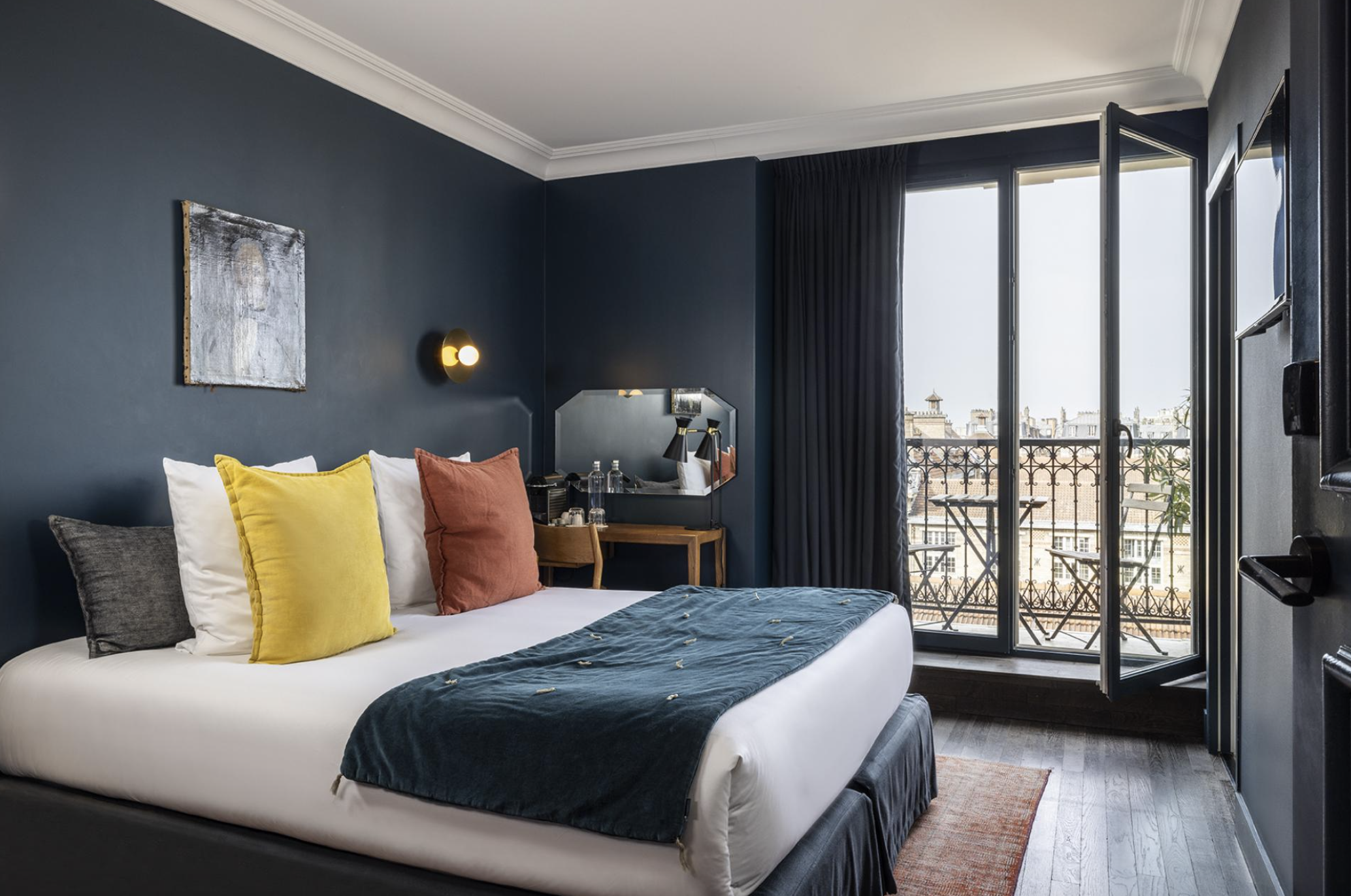 Une des chambres de l’hôtel © C.O.Q Hôtel