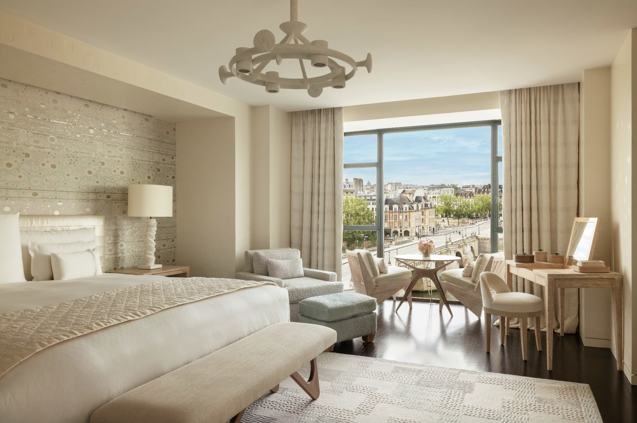 Une chambre de l’hôtel © Cheval Blanc Paris