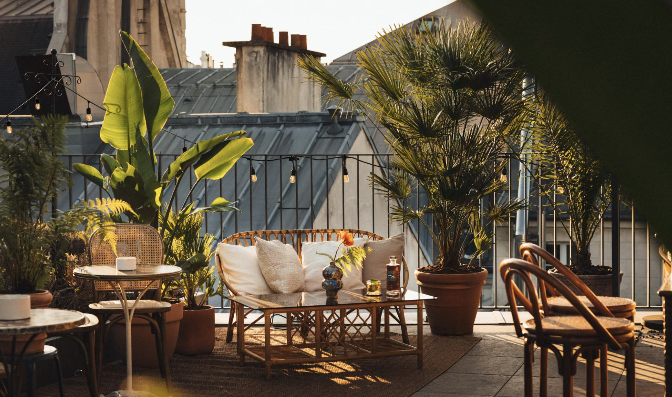 Le rooftop de l’hôtel © Drawing Hotel