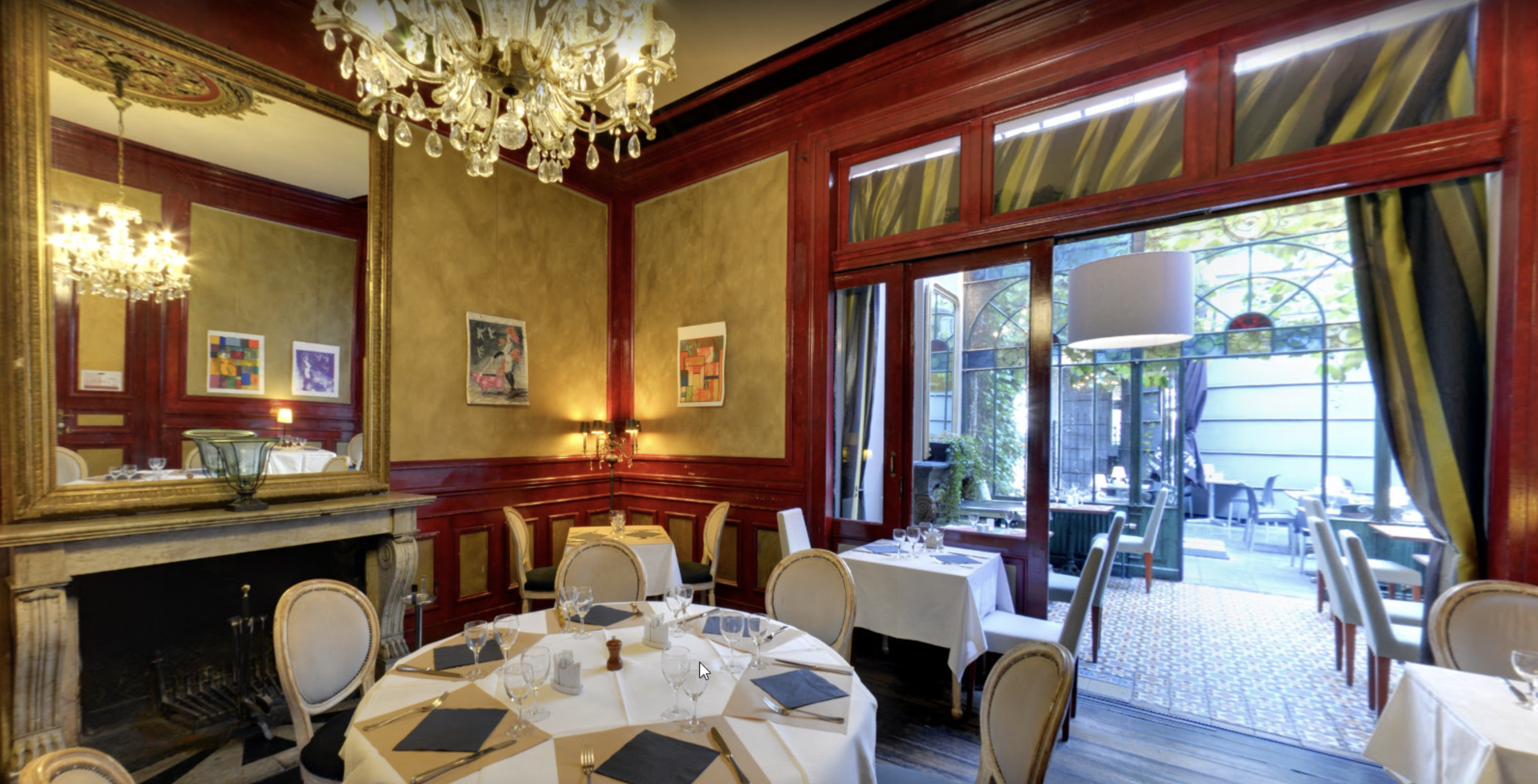 La salle du restaurant © Fenêtre sur cour
