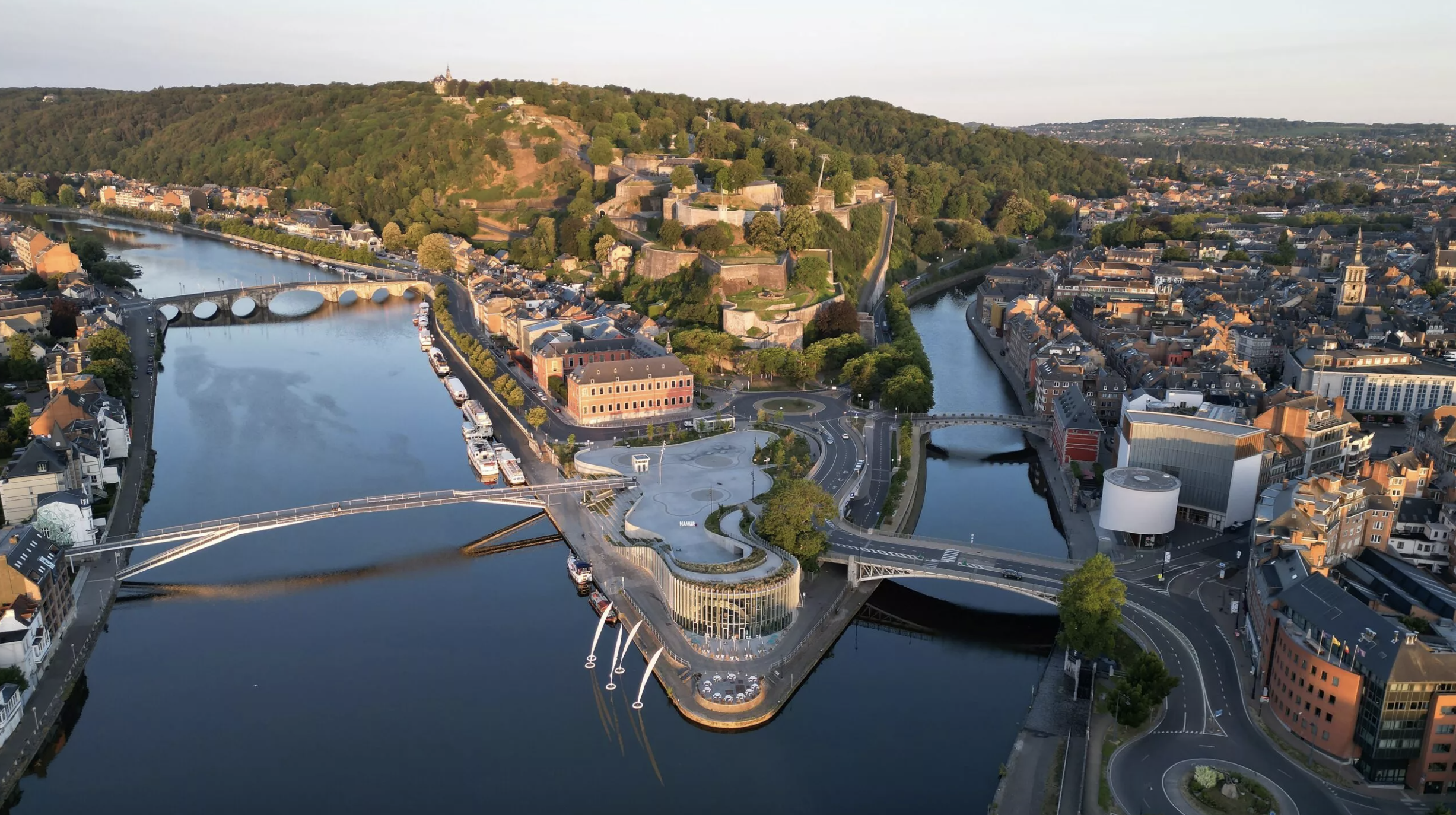 La Meuse le long de Namur © Explore la Meuse