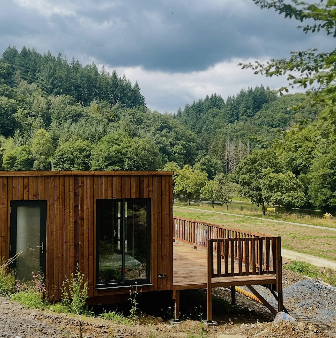 Un écolodge © Le Hameau de la Semois