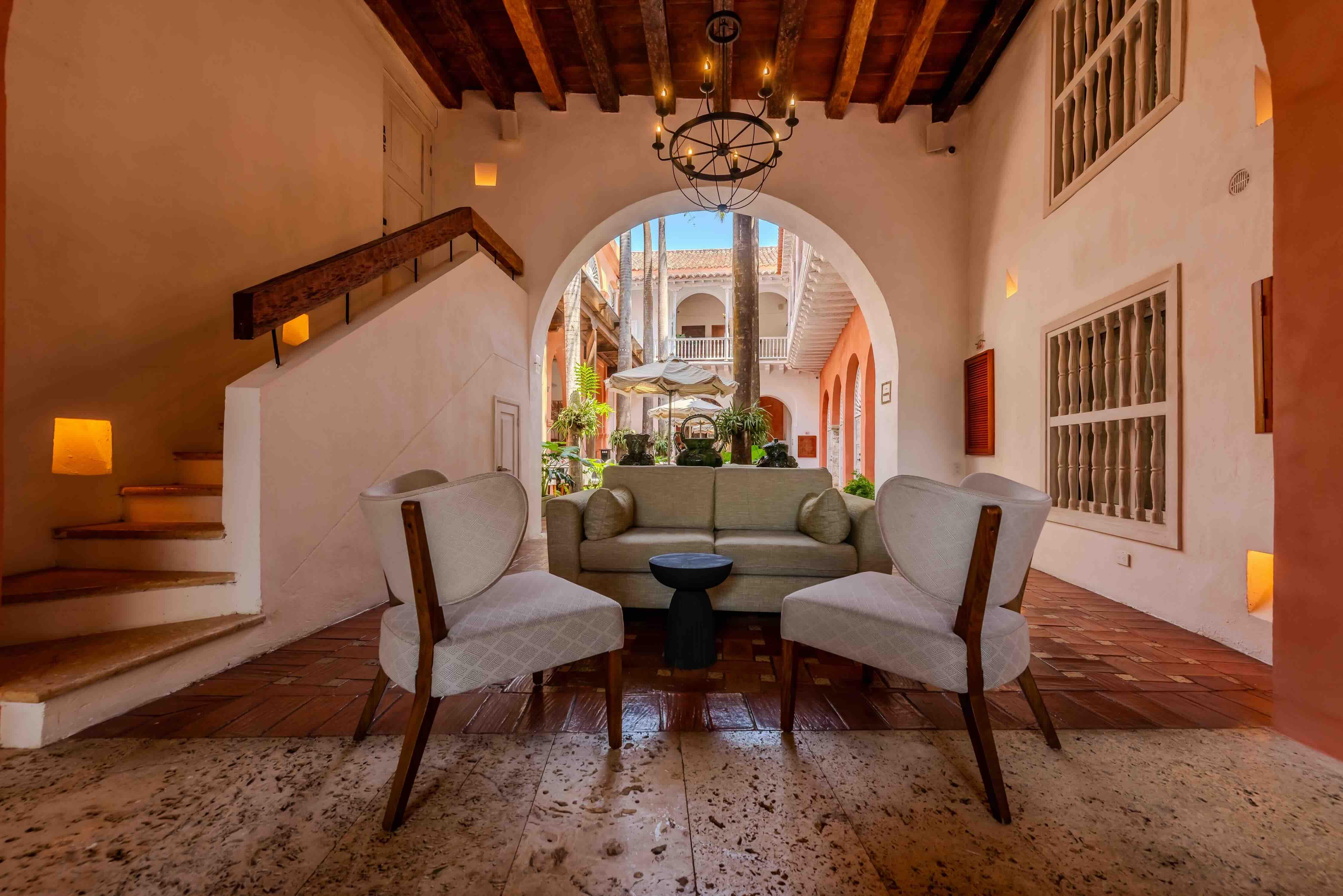 À Carthagène des Indes en Colombie, le Relais & Châteaux Hôtel Casa Pestagua © DR