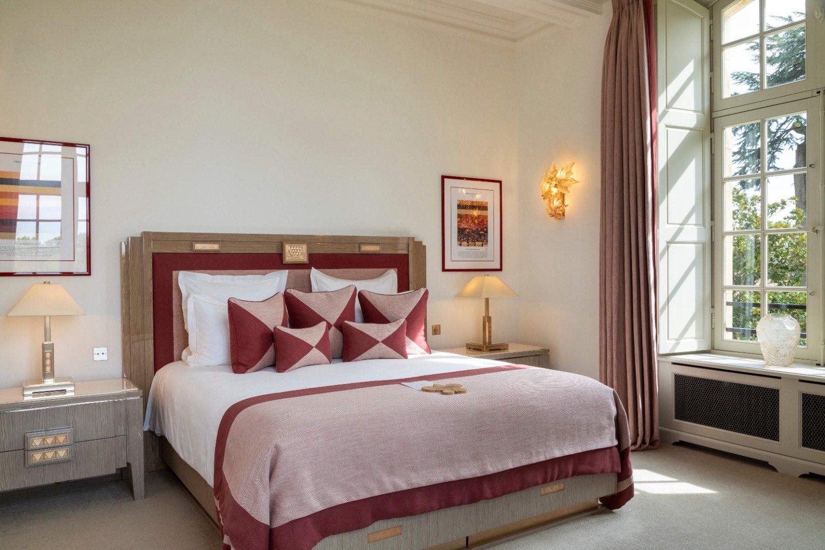 Une chambre du Château Lafaurie-Peyraguey © DR