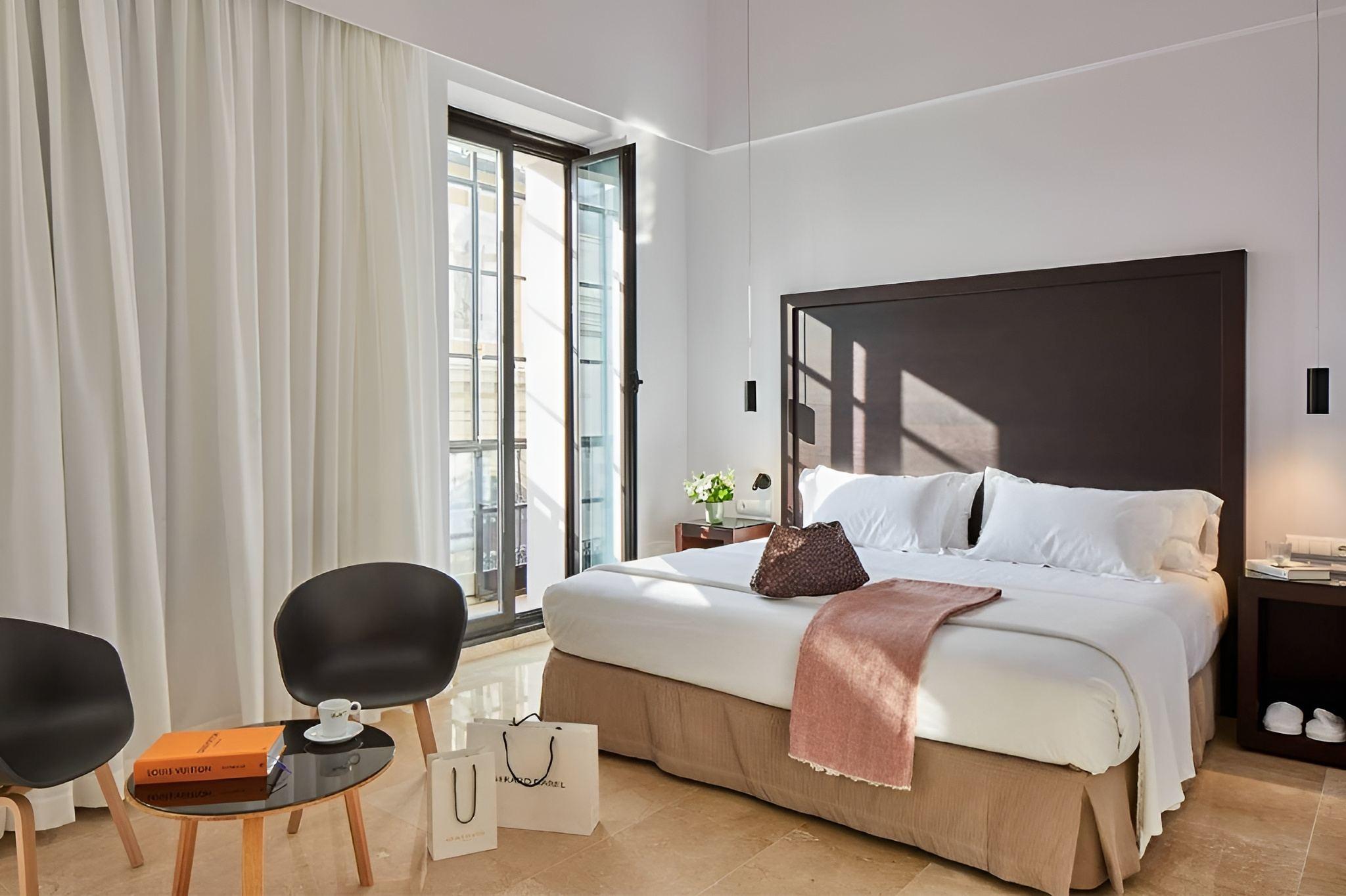 Chambre élégante dans un hôtel 4 étoiles de luxe à Séville © Hotel Posada del Lucero