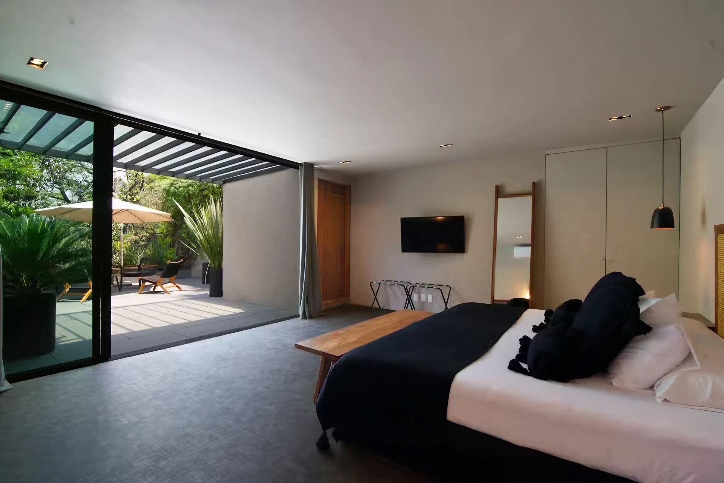 Chambre design dans un Airbnb haut de gamme à Mexico © Airbnb