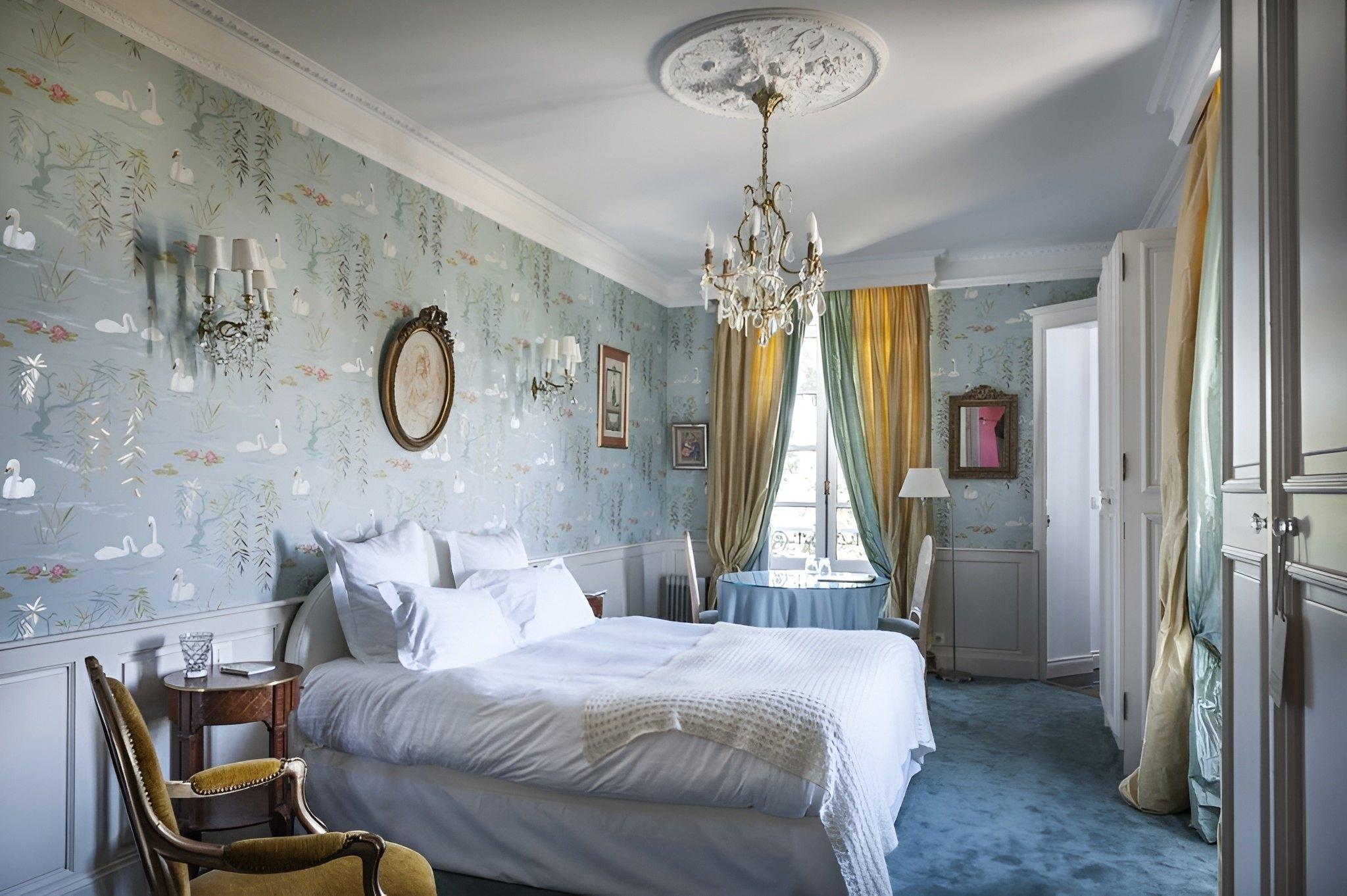 Chambre du Château d’Apigné, hôtel de charme près de Rennes © Château d’Apigné