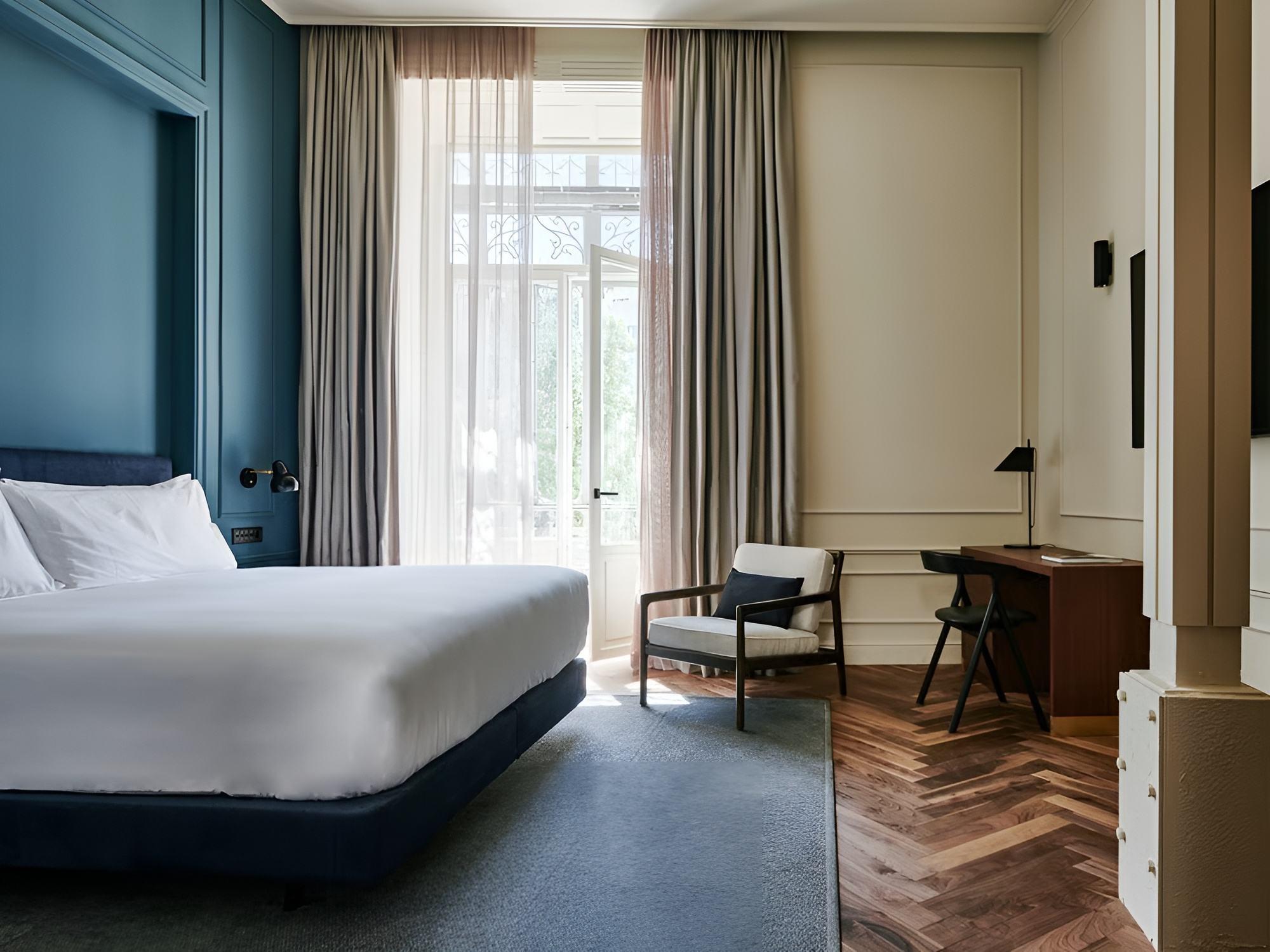 Chambre raffinée dans un boutique-hôtel de luxe à Séville © Mercer Plaza Sevilla